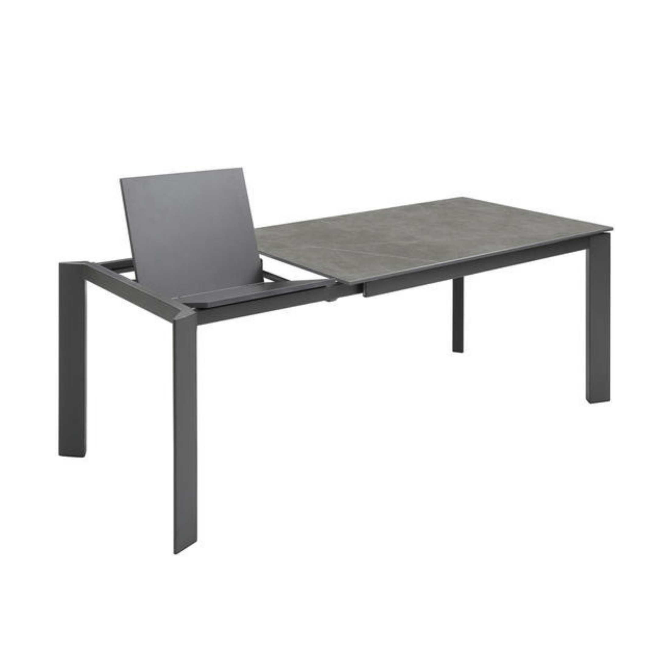 Tavolo allungabile moderno in ceramica "Eagle" effetto marmo cm 140/190x90 76h