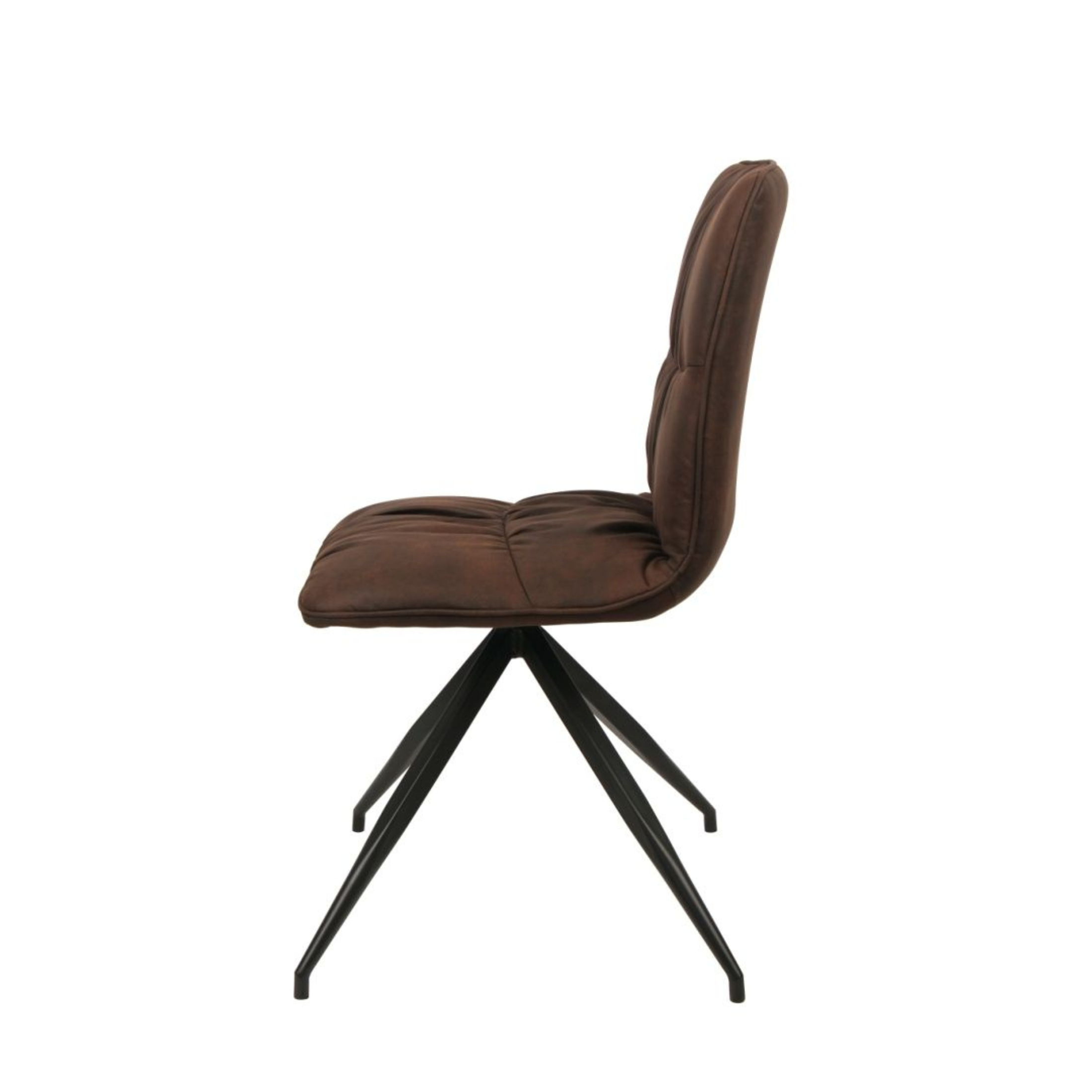 Set di sedie imbottite in microfibra "Eléganta" poltrone moderne effetto velluto cm 38x43 86,5h