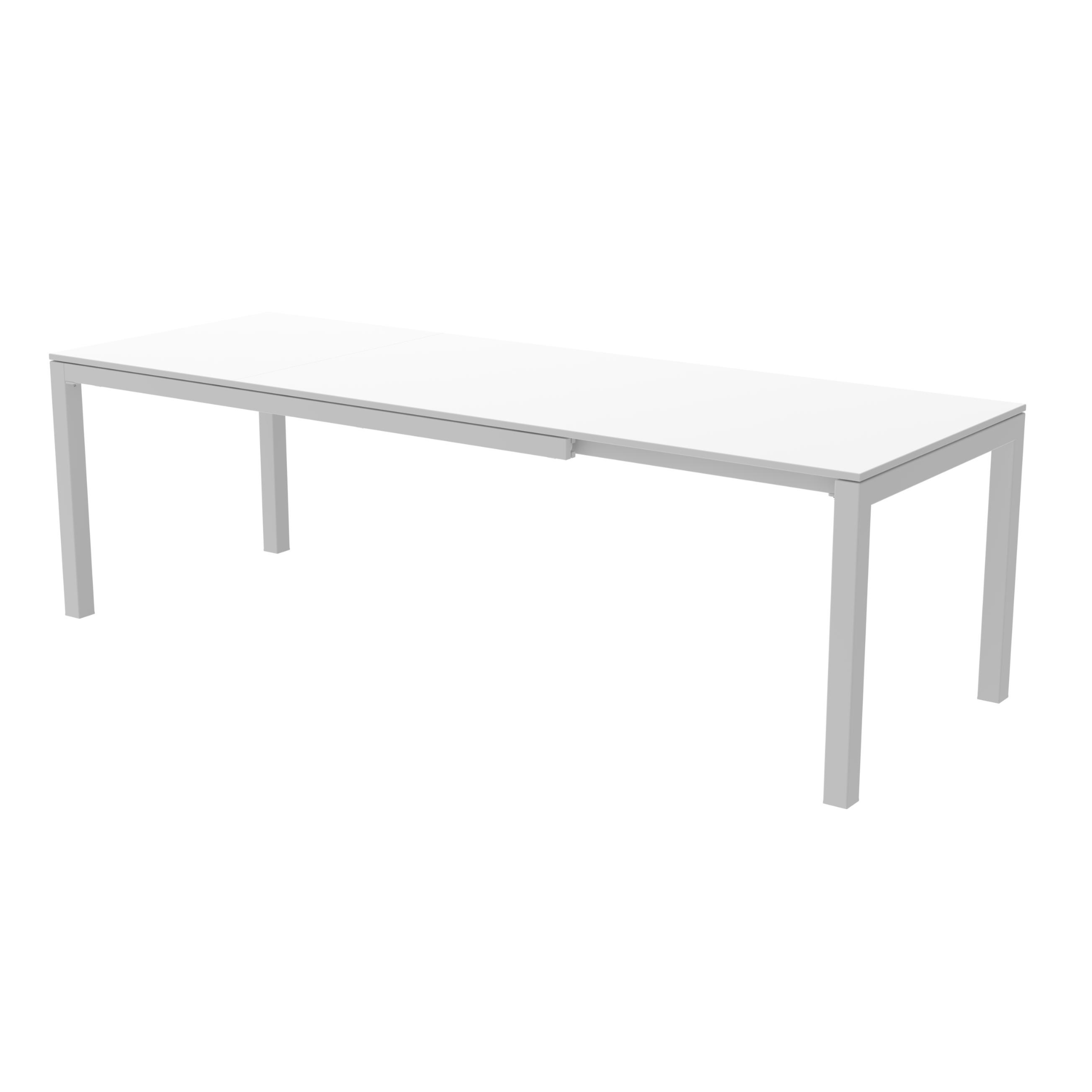 Tavolo allungabile in metallo verniciato "Extia" da giardino moderno