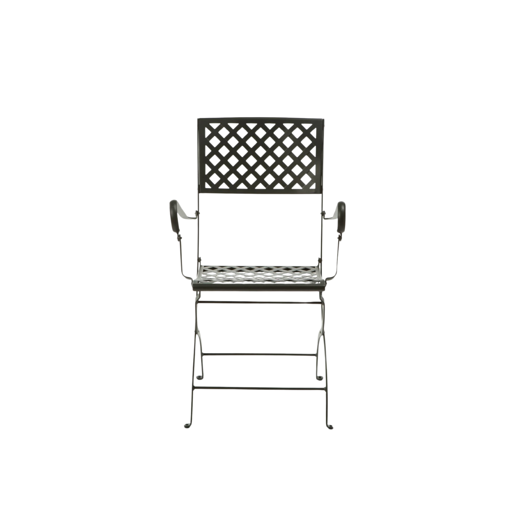 Fauteuil de jardin pliant en métal "Printemps" 52x56 cm 90h
