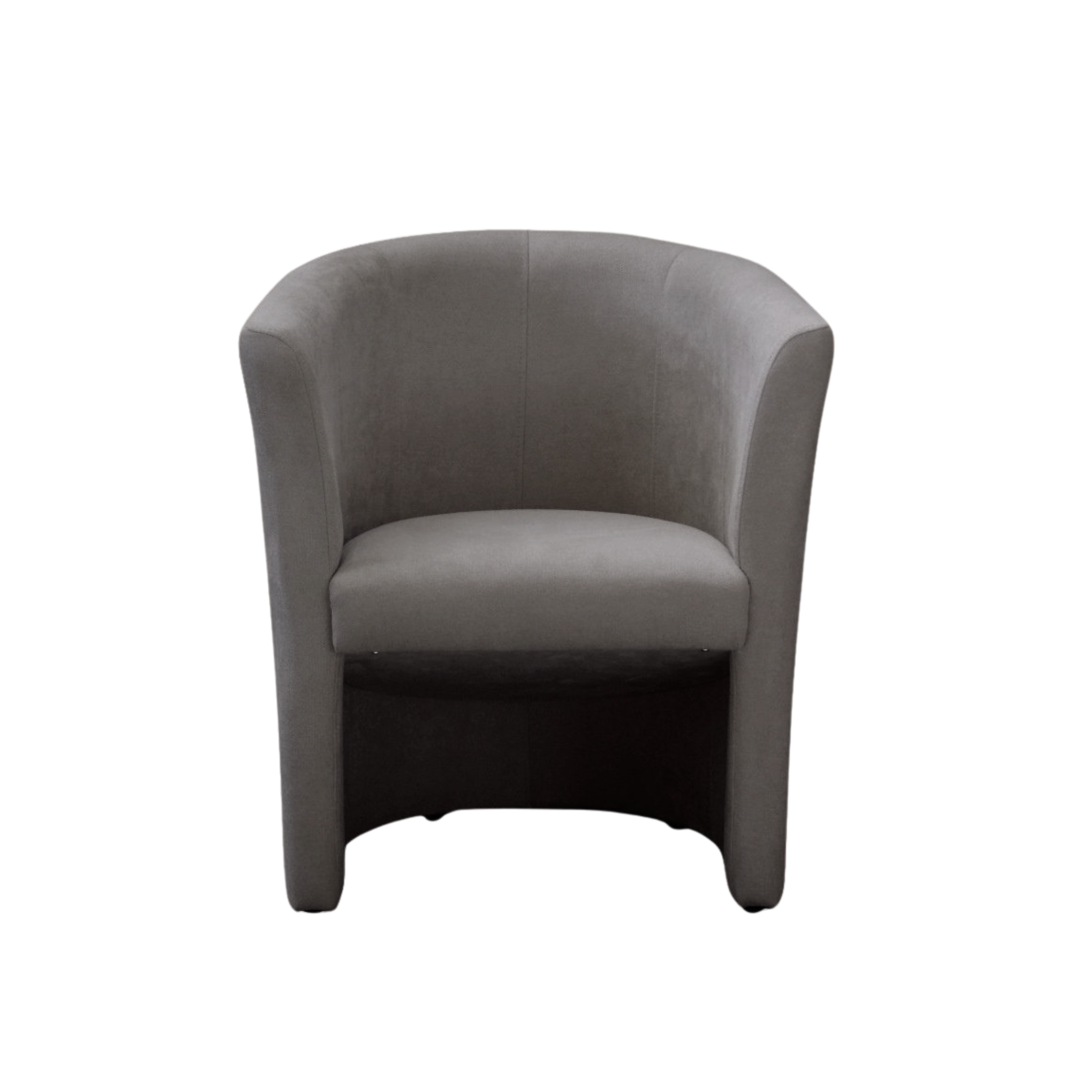 Poltrona in tessuto moderna "Belize" con struttura in legno cm 63,5x62,5 76h