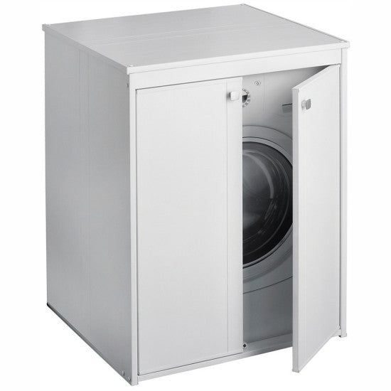 Mobile coprilavatrice "Niji" in PVC con chiusura magnetica e piedini regolabili cm 60x70 90h
