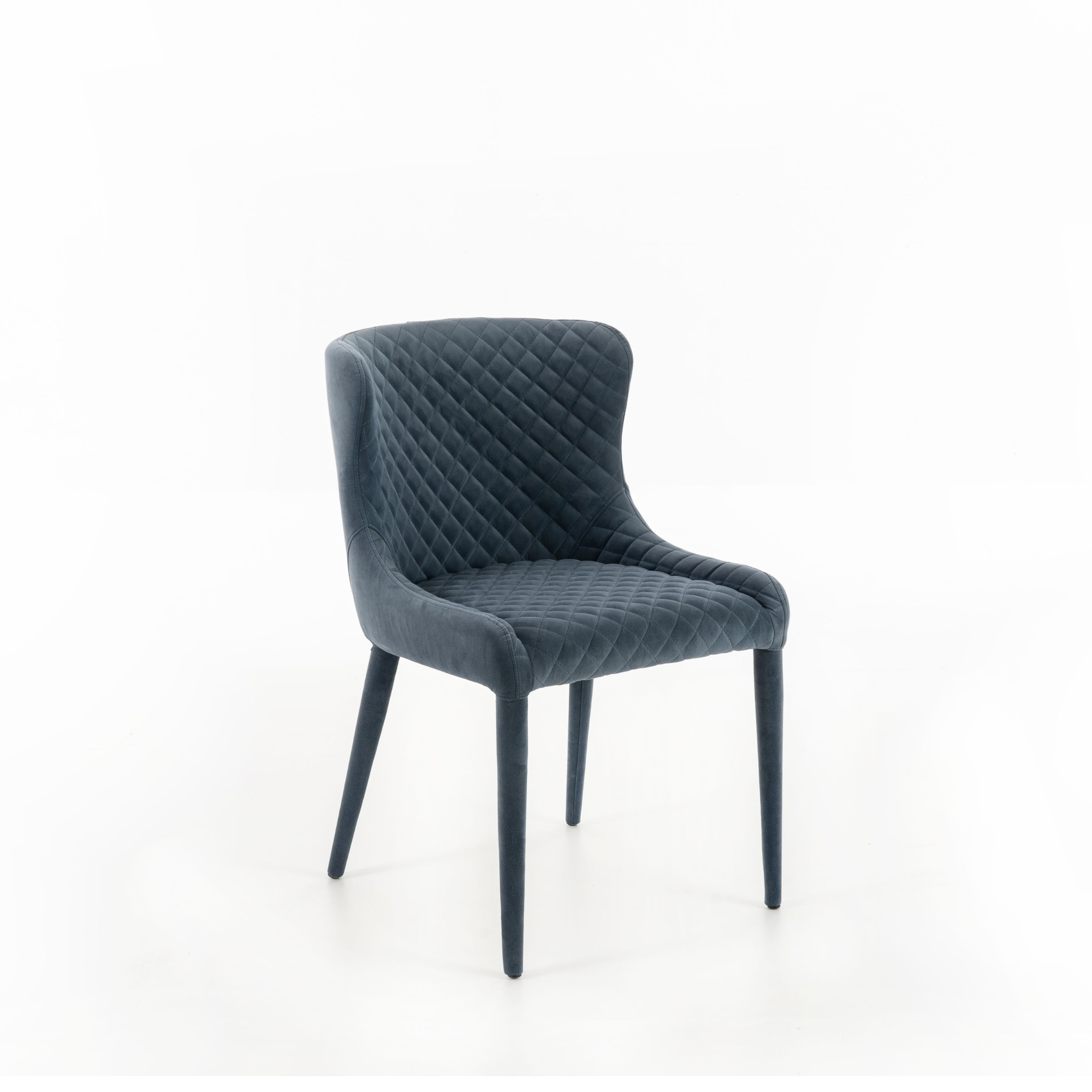Poltrona imbottita in tessuto "Afro" con gambe in metallo cm 50,5x58 83h