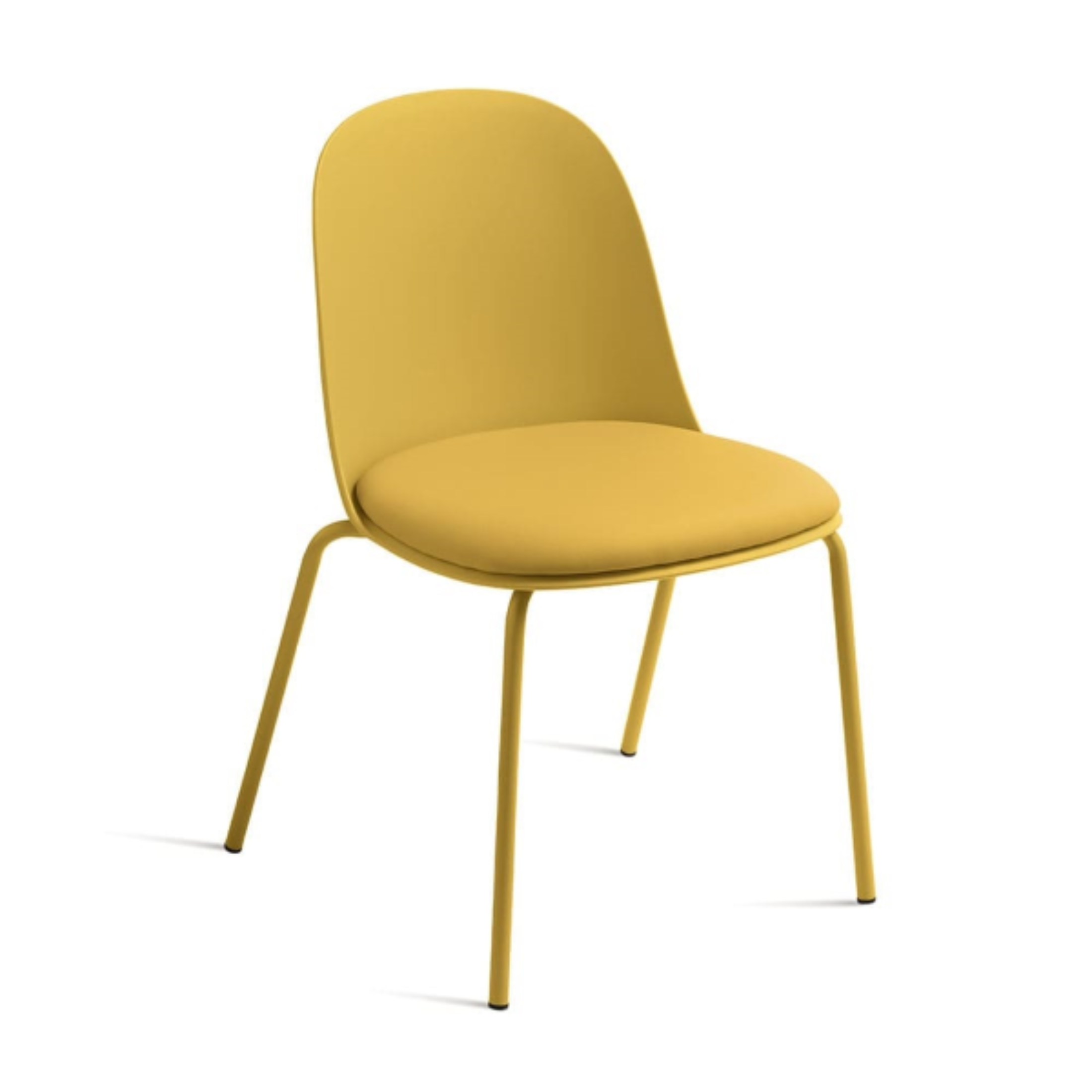 Silla moderna acolchada "Lete" de polipropileno 50x52 h80 cm