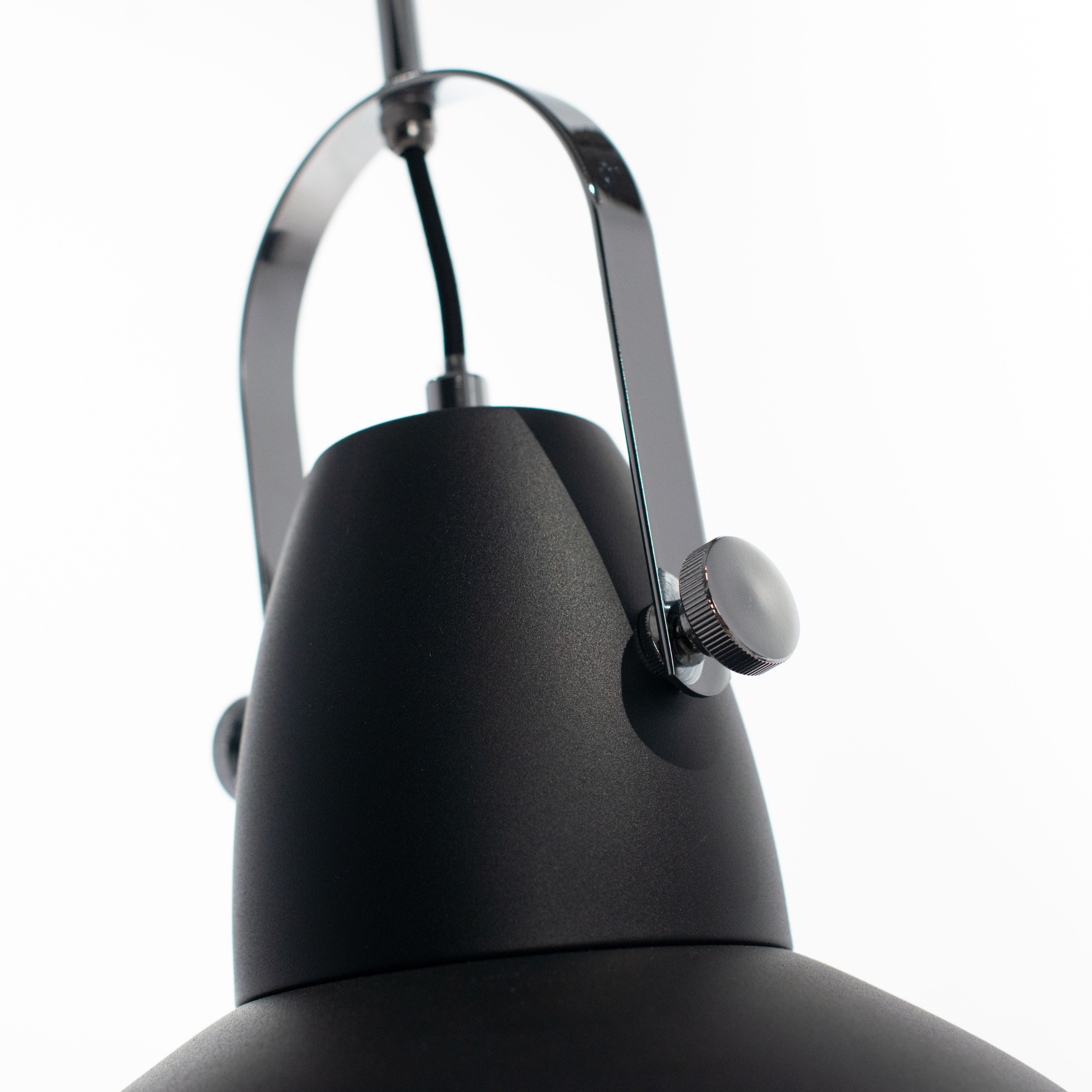 Lampada a sospensione in metallo verniciato "Cage" cavo regolabile cm 38x38 33h