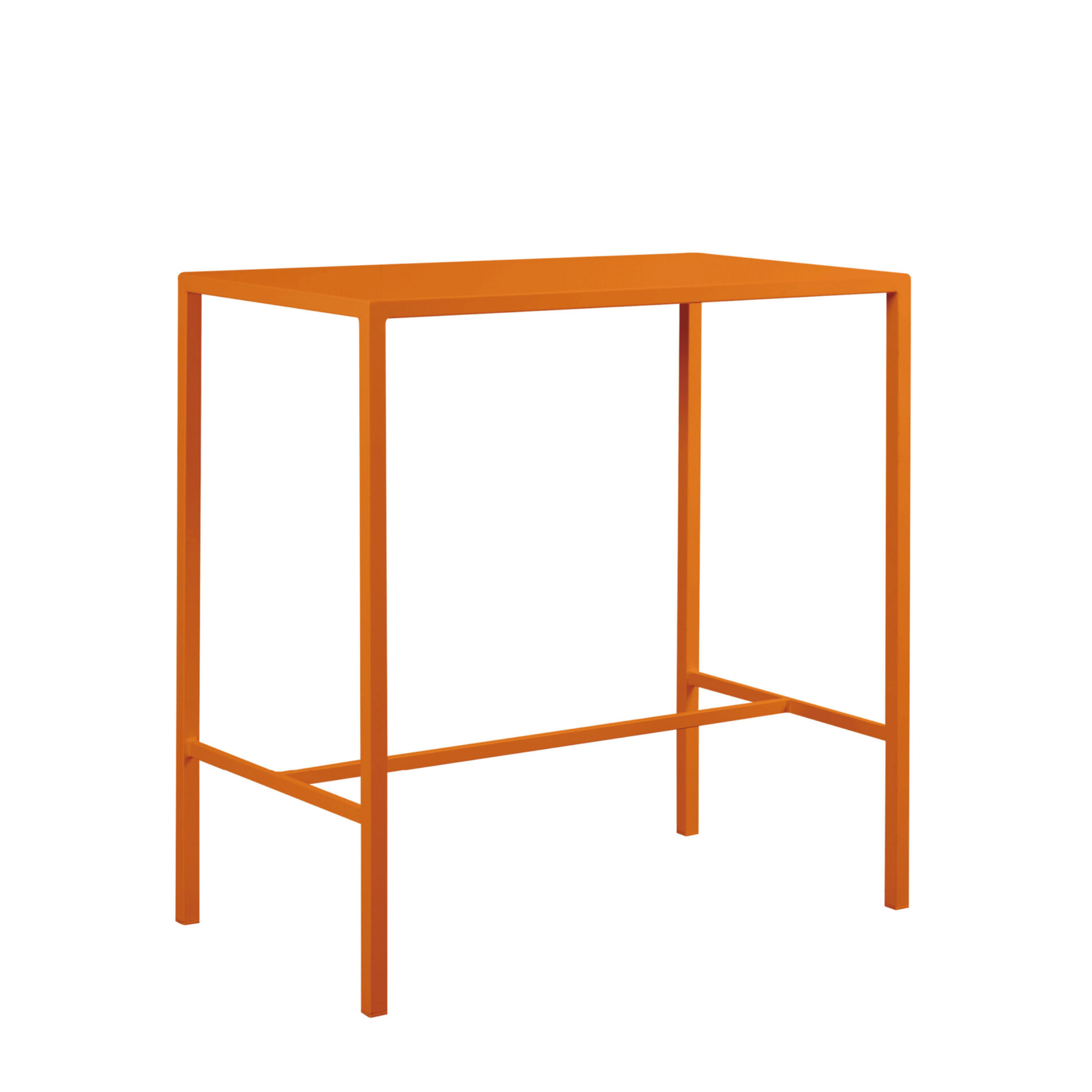 Tavolo alto in metallo verniciato "Seaside" da bar e giardino moderno h 110 cm