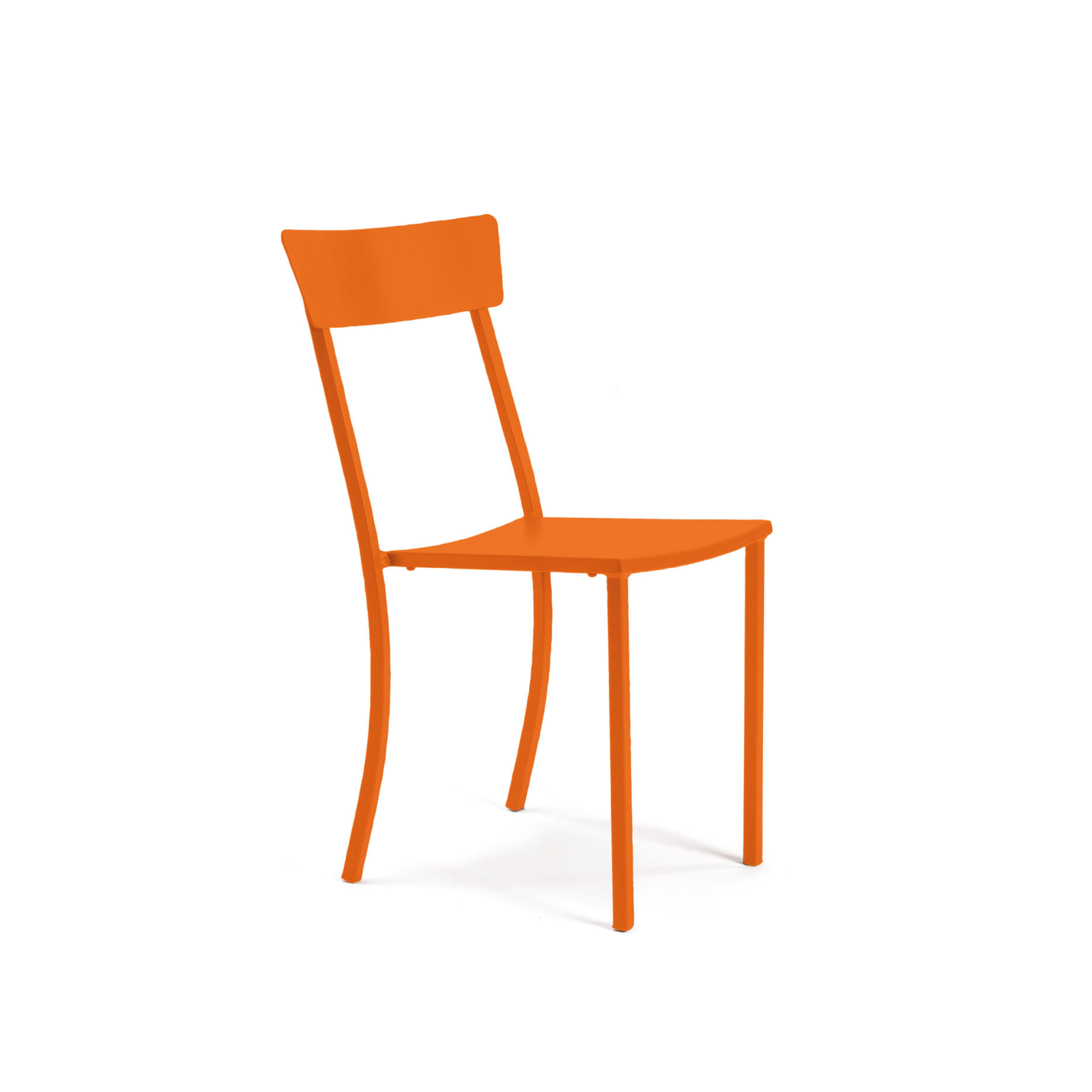Chaise de jardin empilable "Mogan" en métal peint 47x52 cm 85h