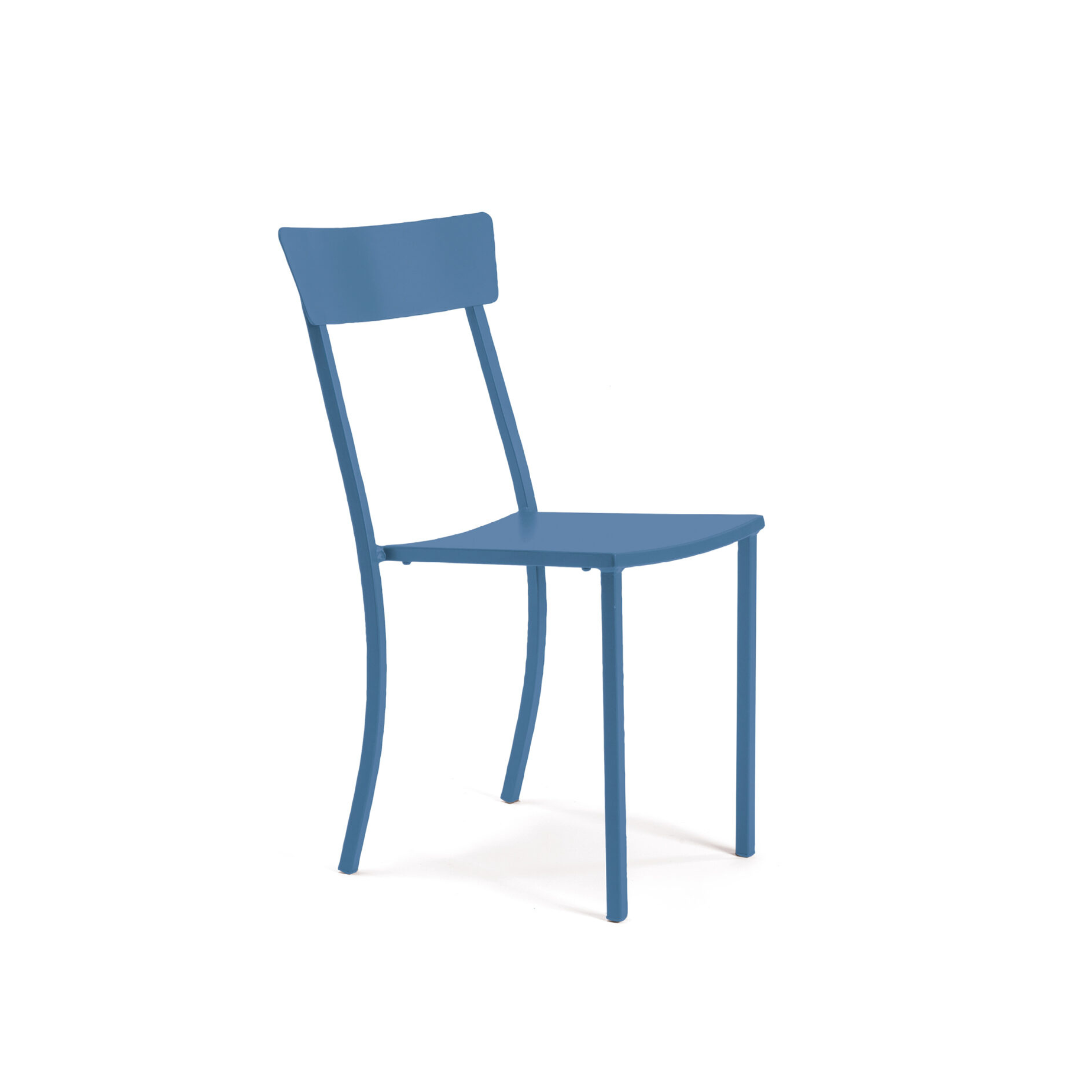 Chaise de jardin empilable "Mogan" en métal peint 47x52 cm 85h