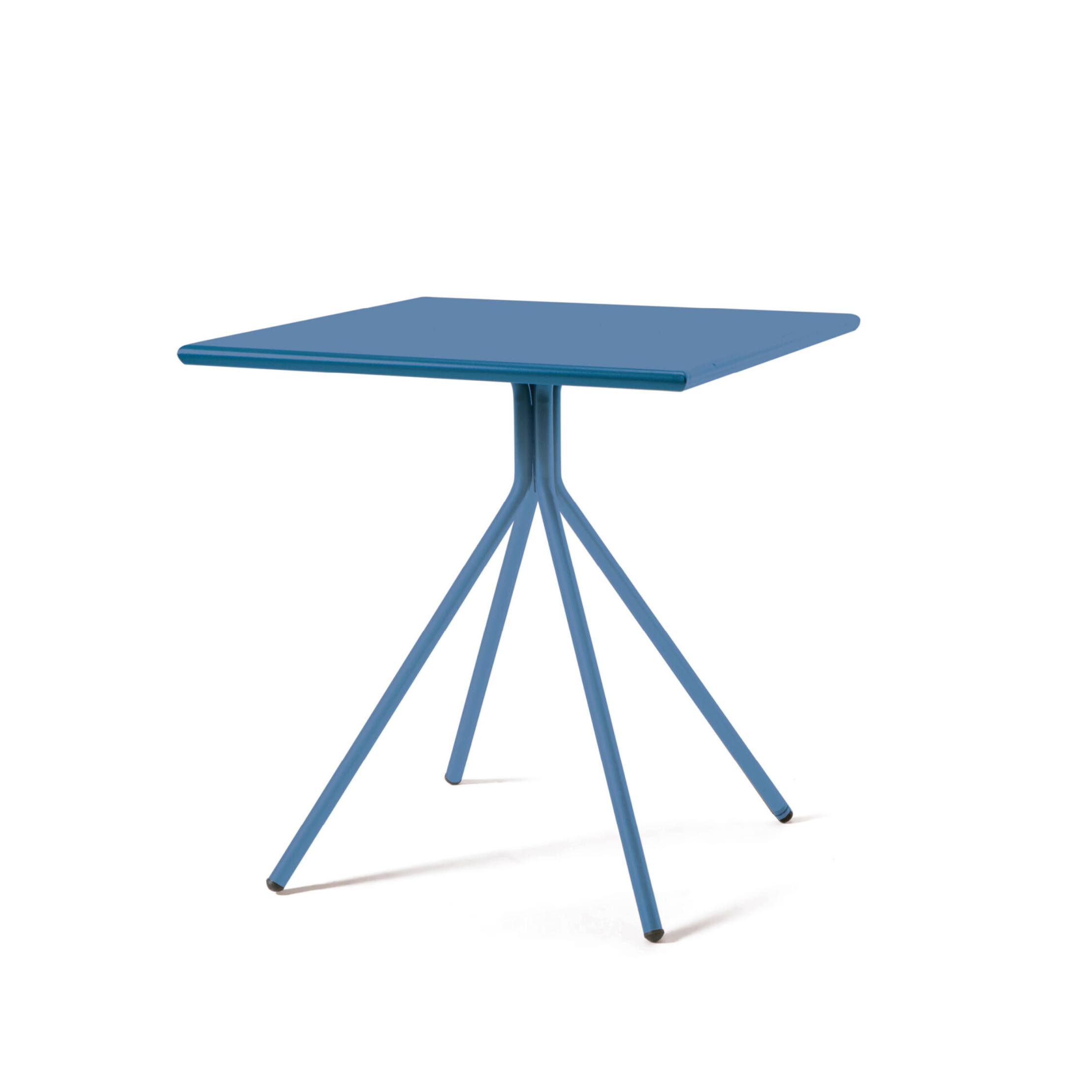 Tavolo quadrato in metallo zincato "Twist19" da bar e giardino h 75 cm