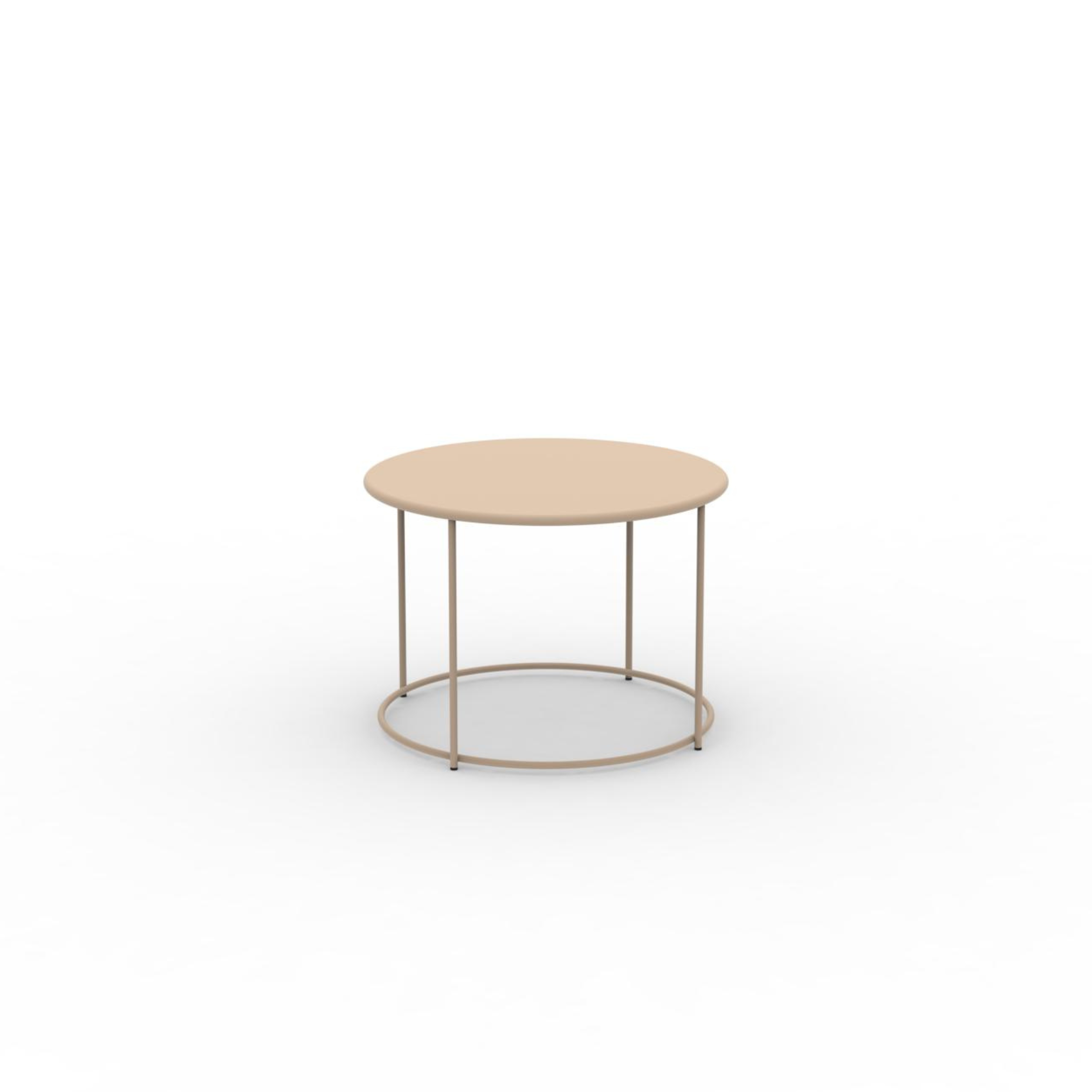 Table ronde en métal "Daisy" table basse pour jardin h 45 cm