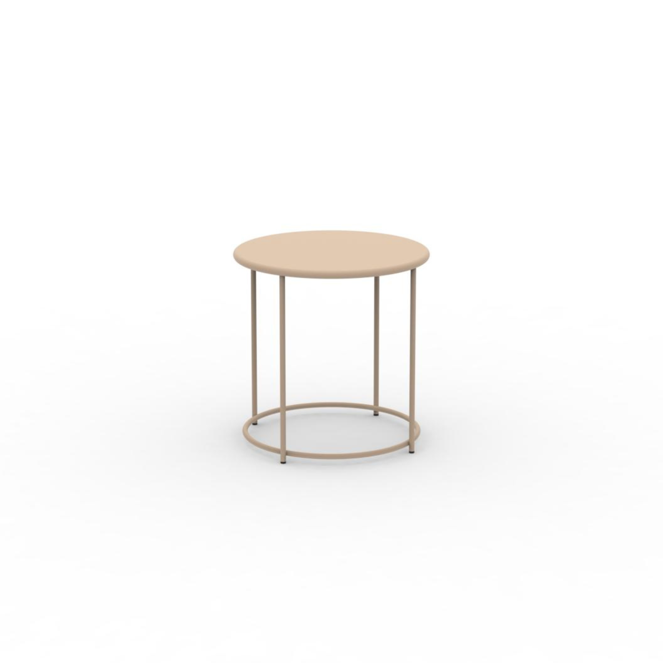 Table ronde en métal "Daisy" table basse pour jardin h 45 cm