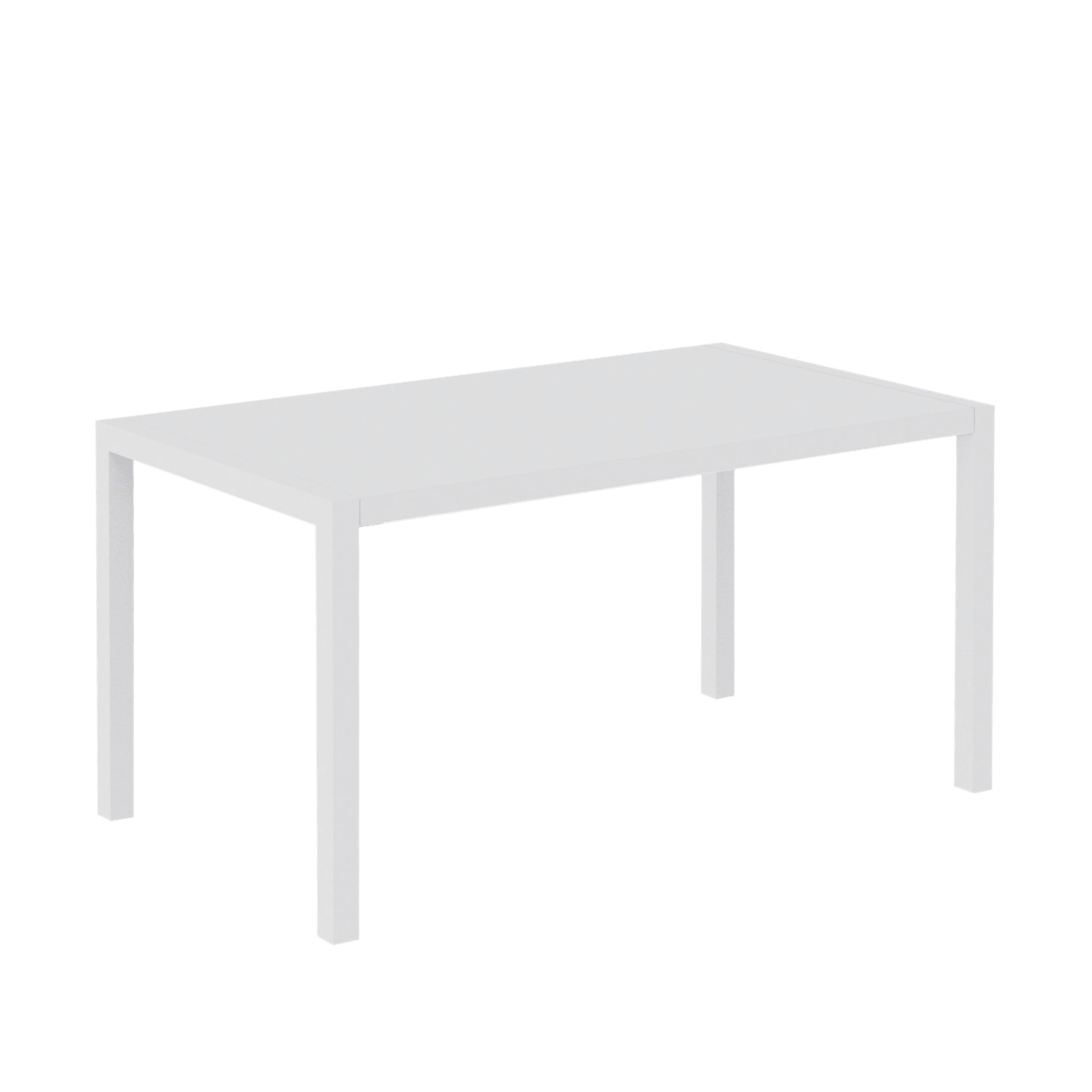Table carrée fixe en métal "Quatris" pour bars et jardins, empilable h 75 cm