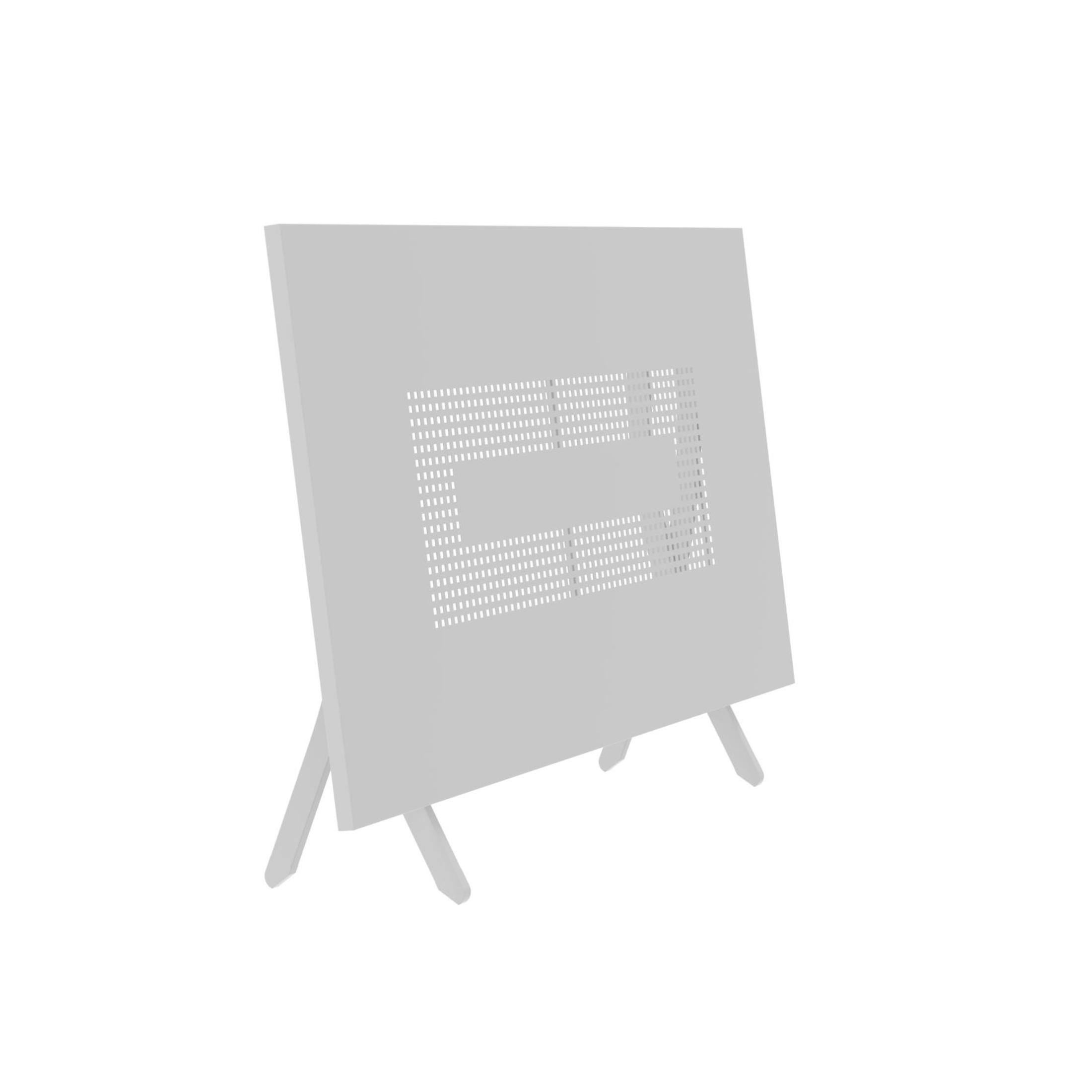 Table pliante rectangulaire "Vegas" en métal galvanisé pour jardin h 75 cm