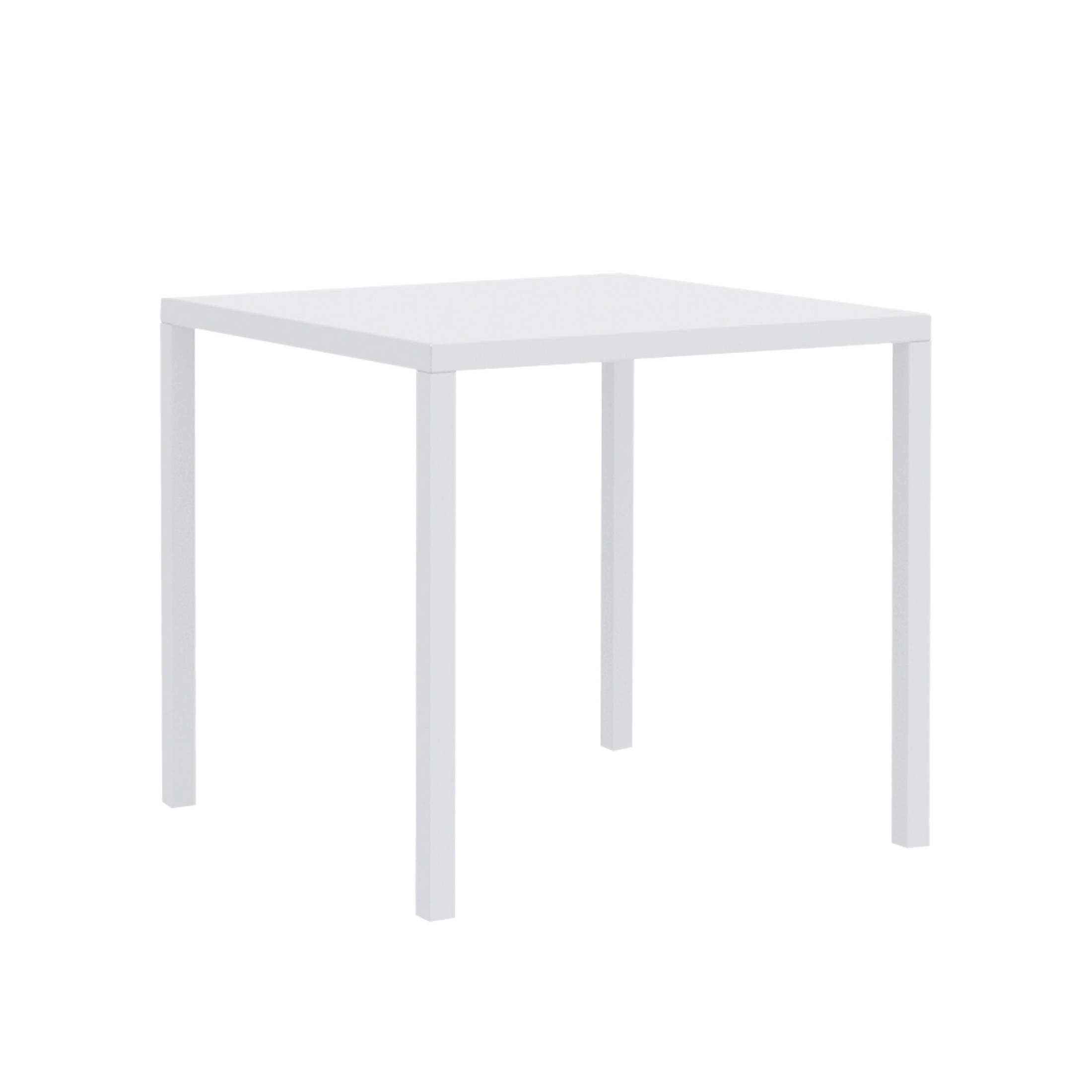 Table de jardin fixe rectangulaire en métal "Quatris" 80x60 cm 75h