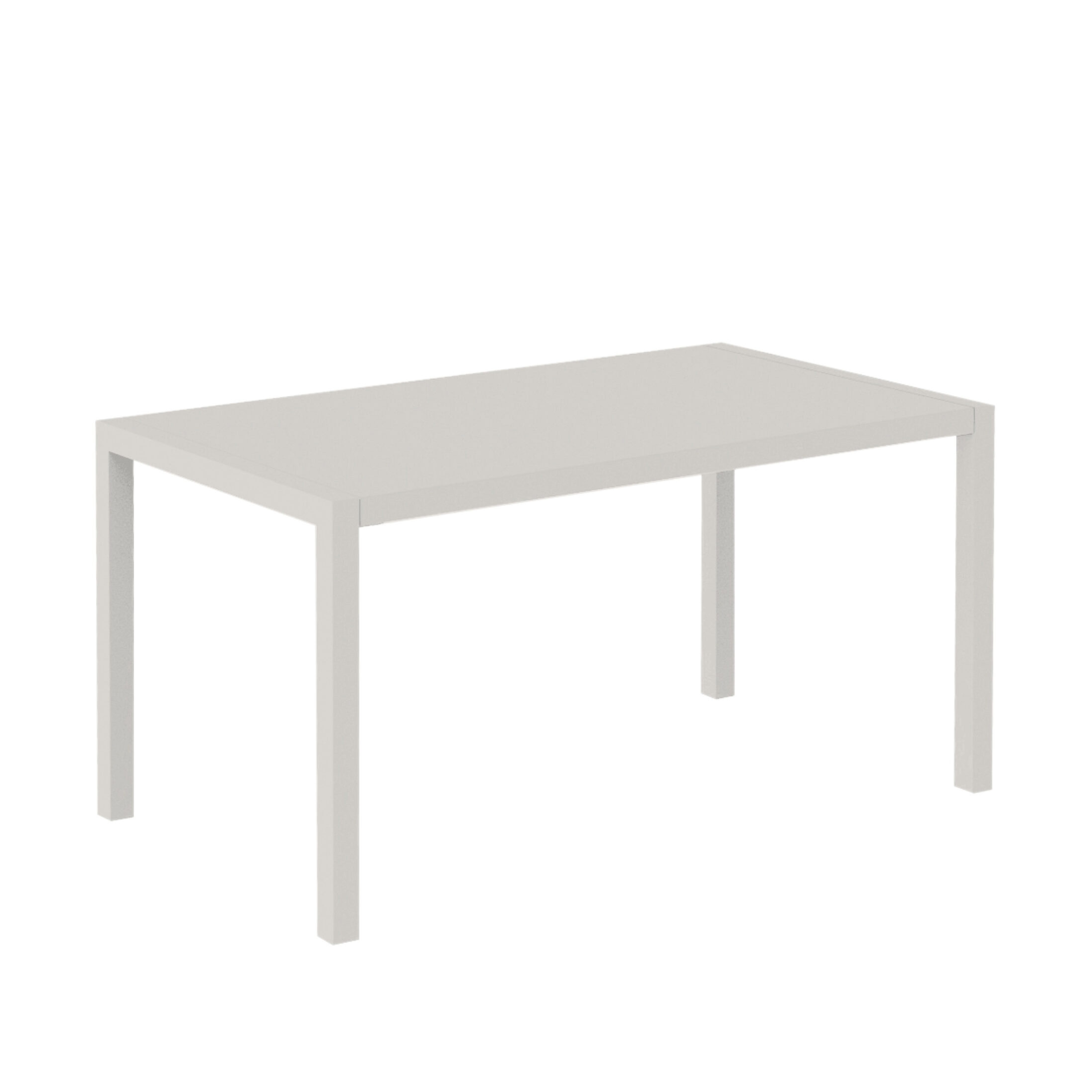 Table carrée fixe en métal "Quatris" pour bars et jardins, empilable h 75 cm