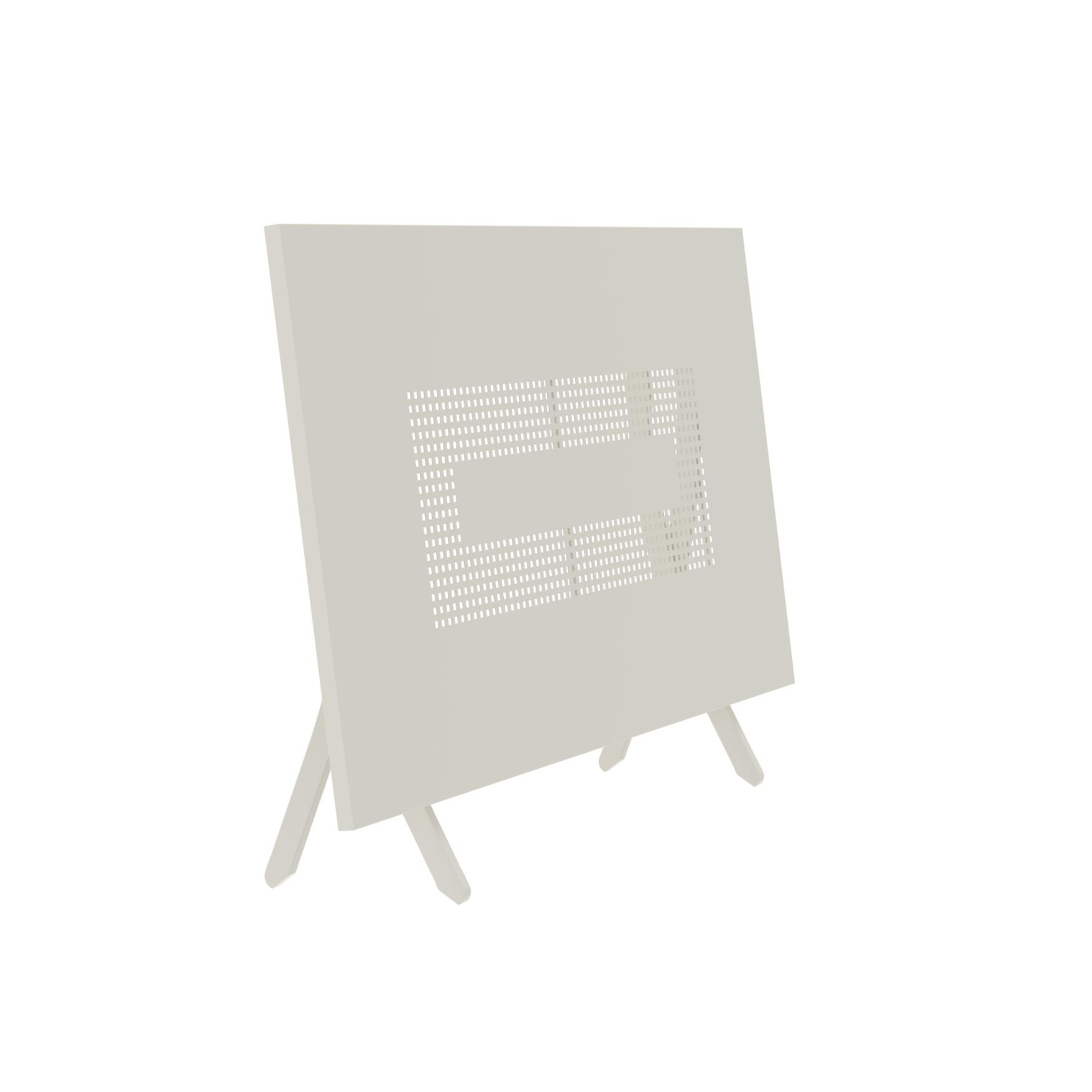 Table pliante rectangulaire "Vegas" en métal galvanisé pour jardin h 75 cm