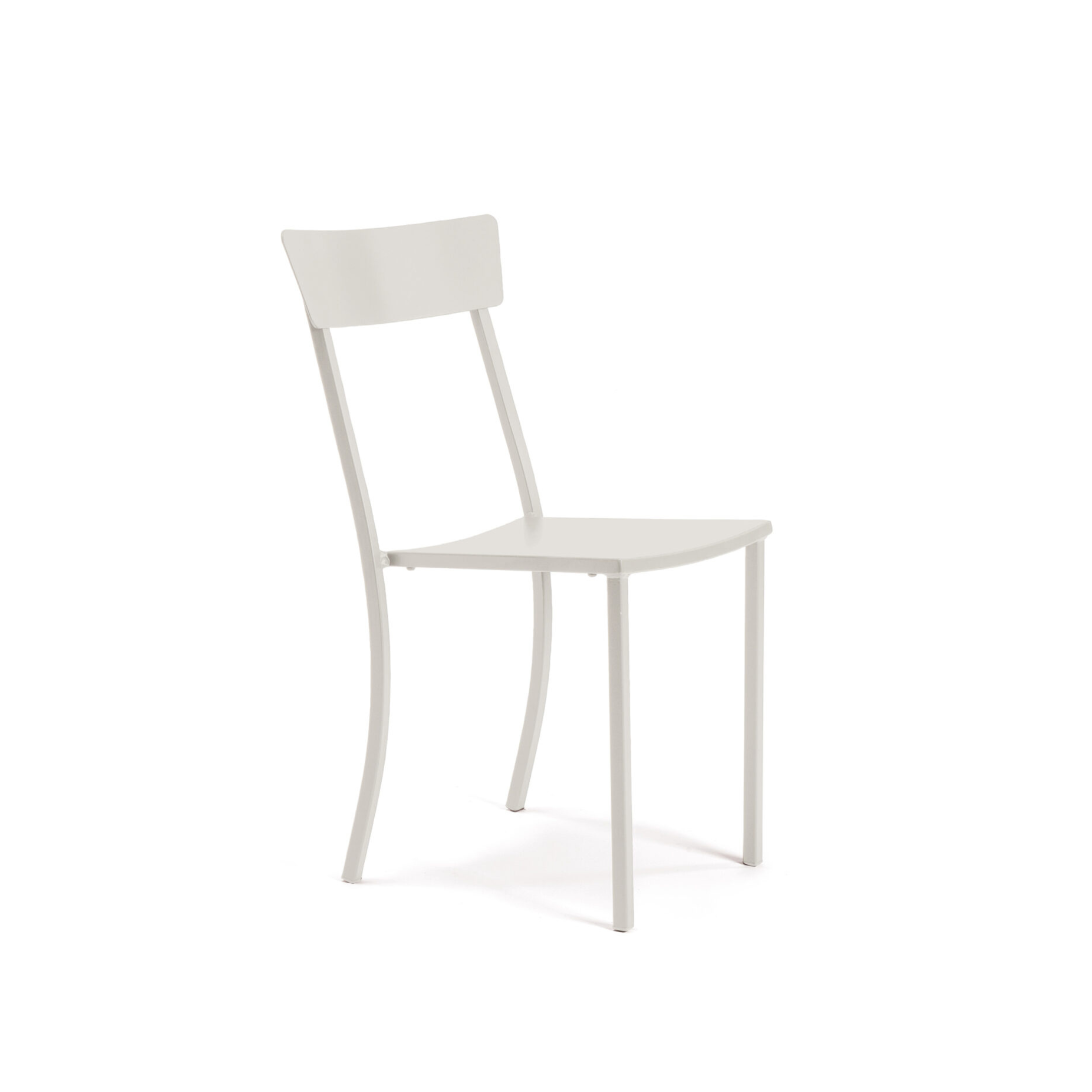 Chaise de jardin empilable "Mogan" en métal peint 47x52 cm 85h