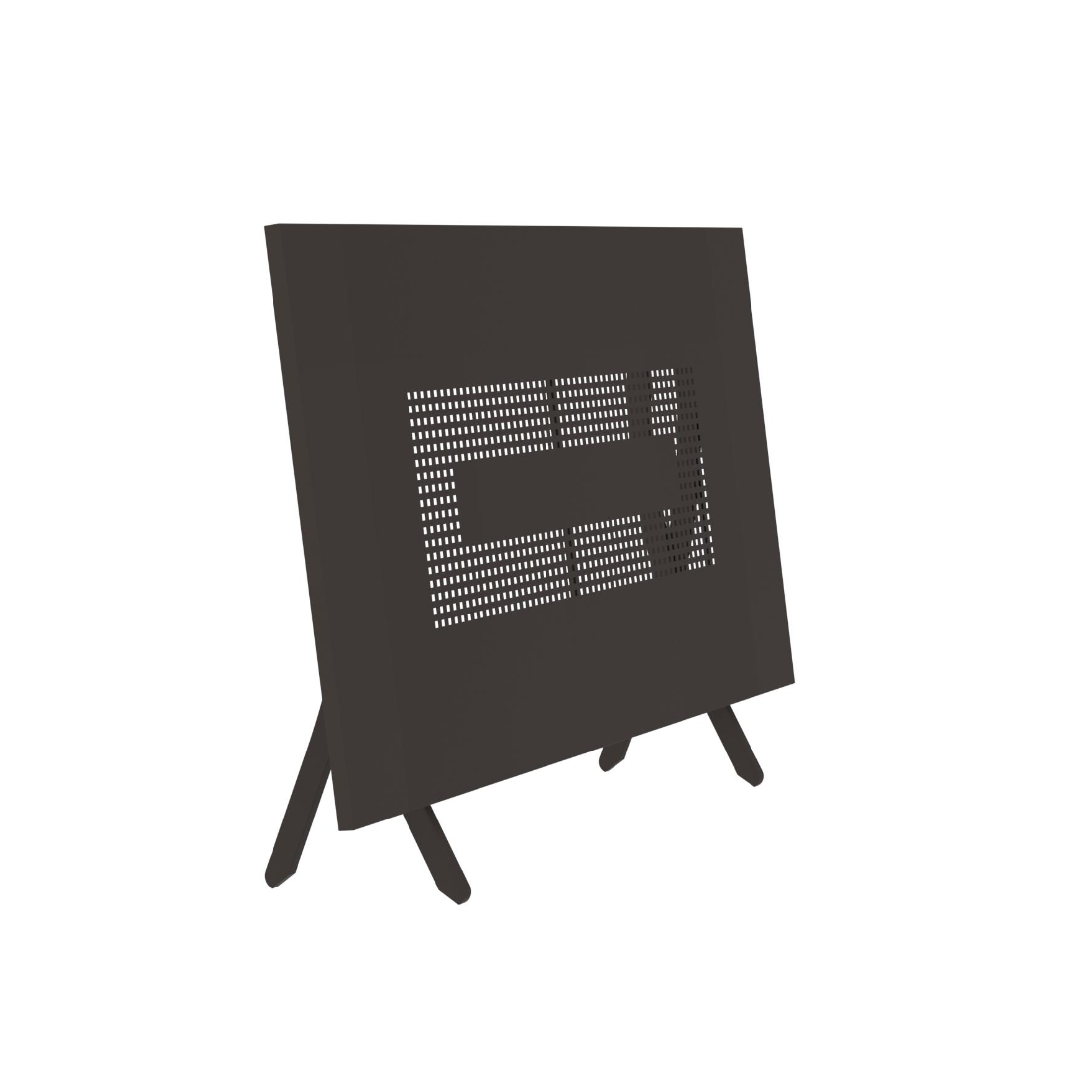 Table pliante rectangulaire "Vegas" en métal galvanisé pour jardin h 75 cm