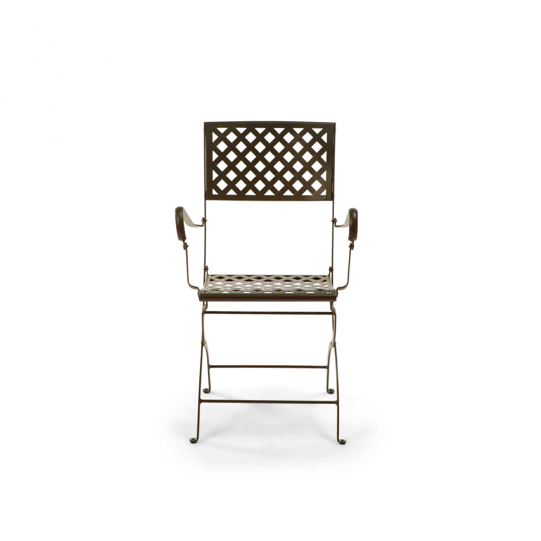 Fauteuil de jardin pliant en métal "Printemps" 52x56 cm 90h