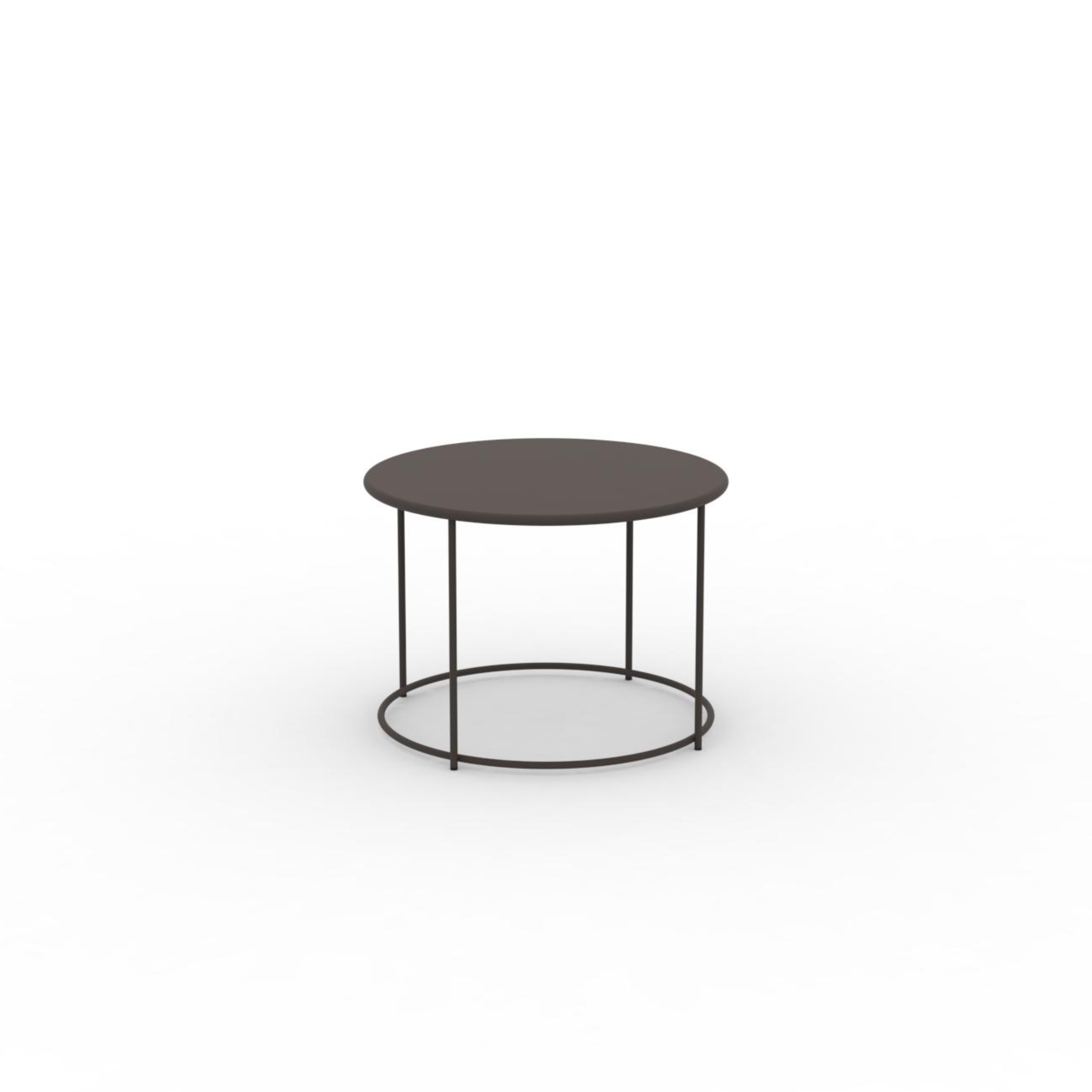 Table ronde en métal "Daisy" table basse pour jardin h 45 cm