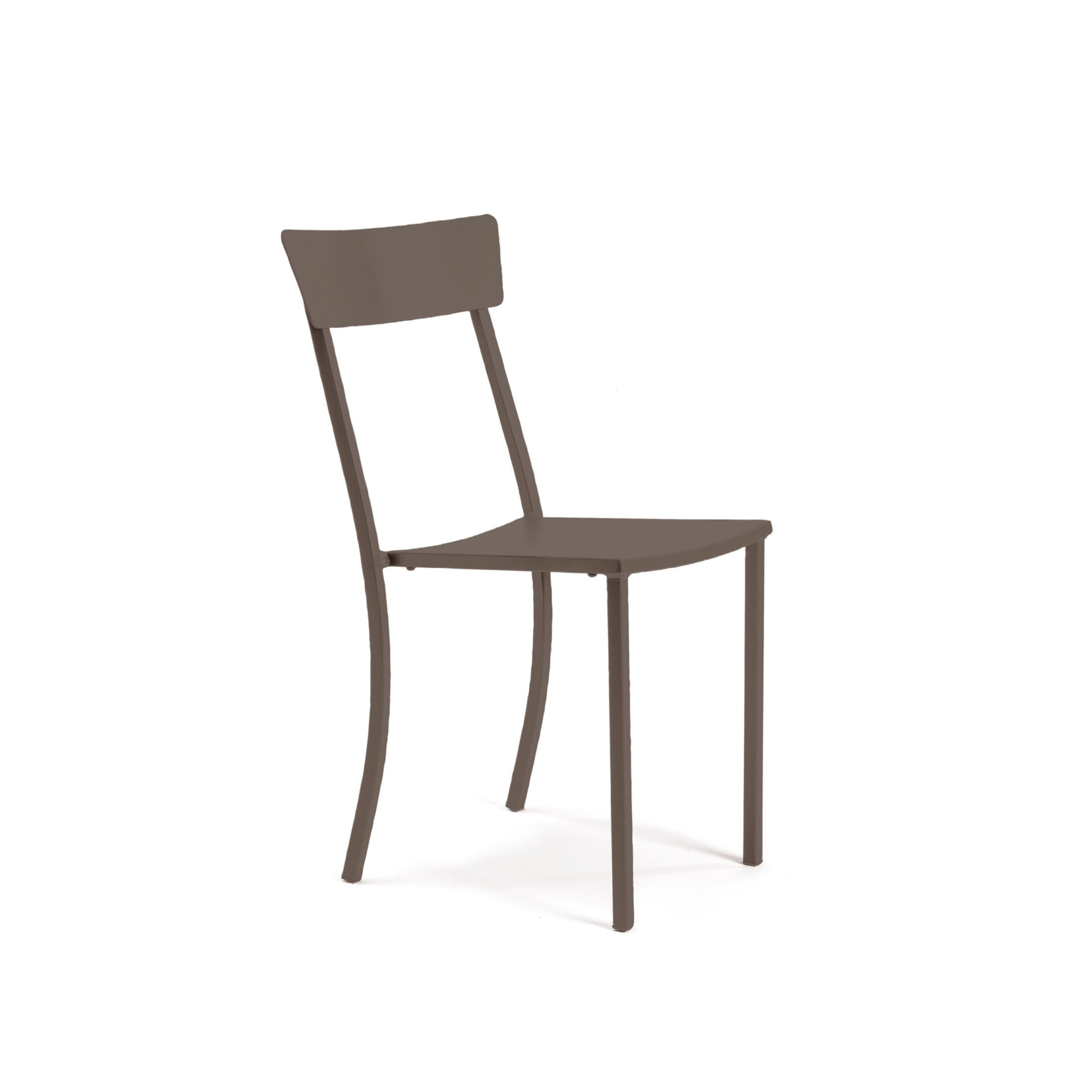 Chaise de jardin empilable "Mogan" en métal peint 47x52 cm 85h