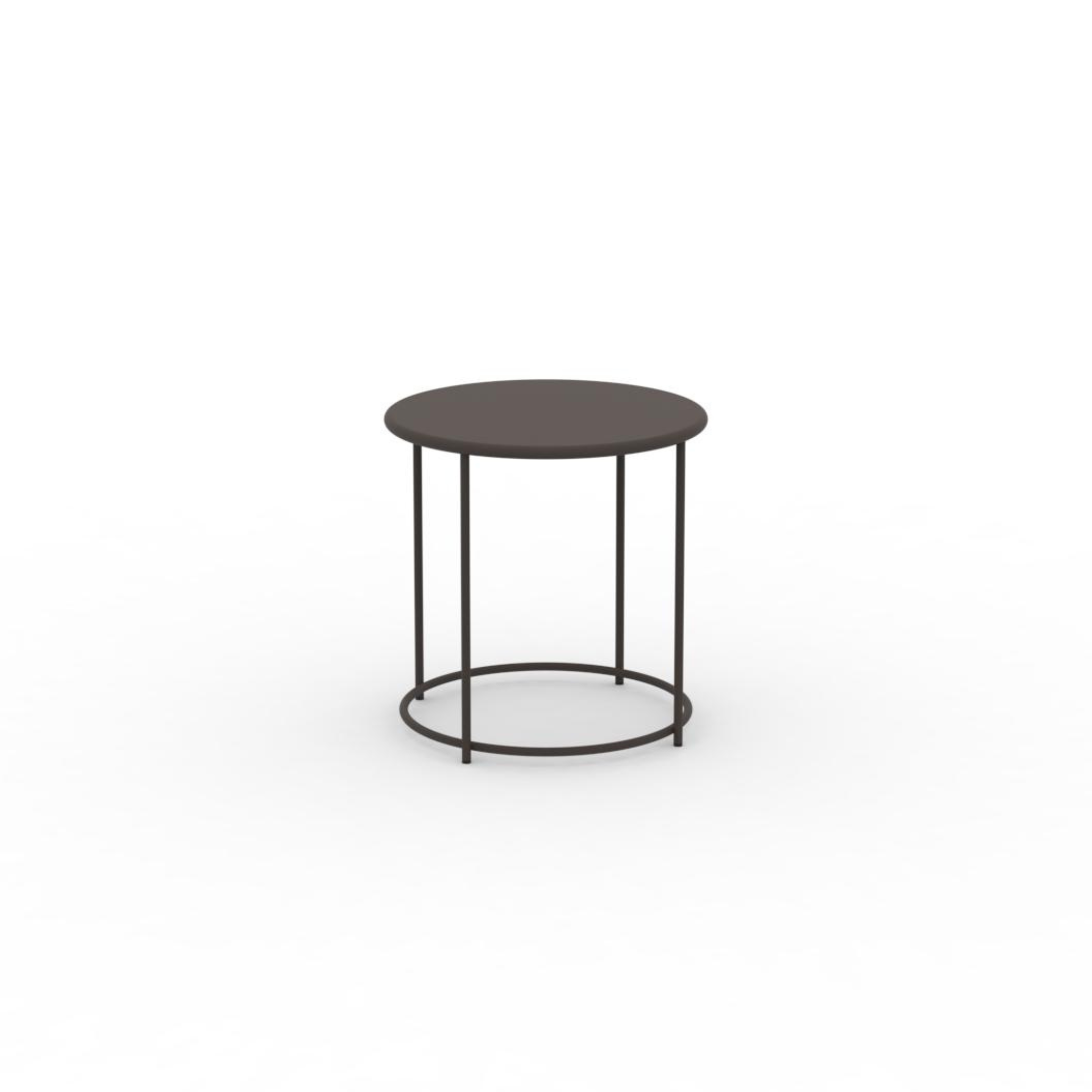 Table ronde en métal "Daisy" table basse pour jardin h 45 cm