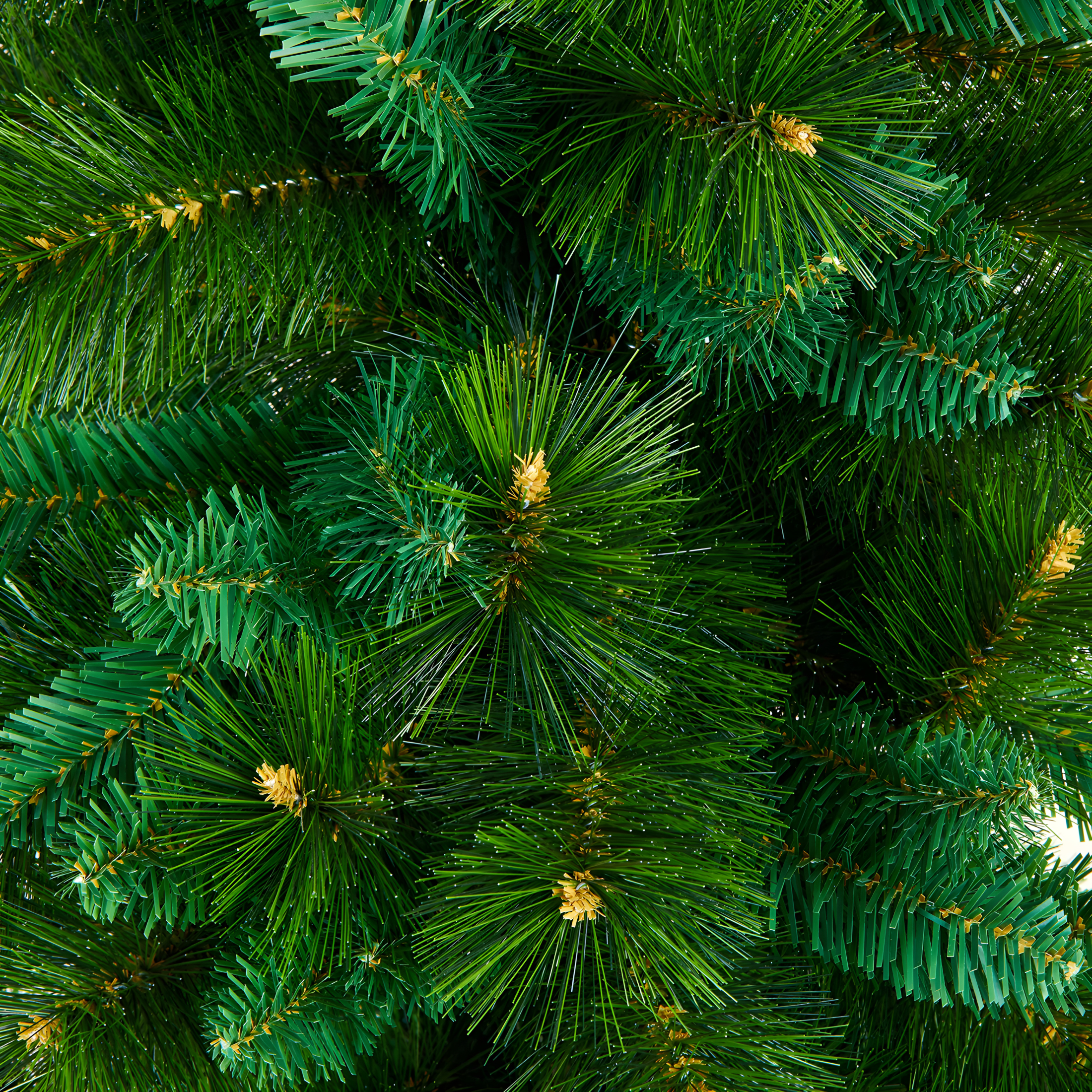 Sapin de Noël fin "Copenhagen" en PP et PVC effet aiguilles de pin