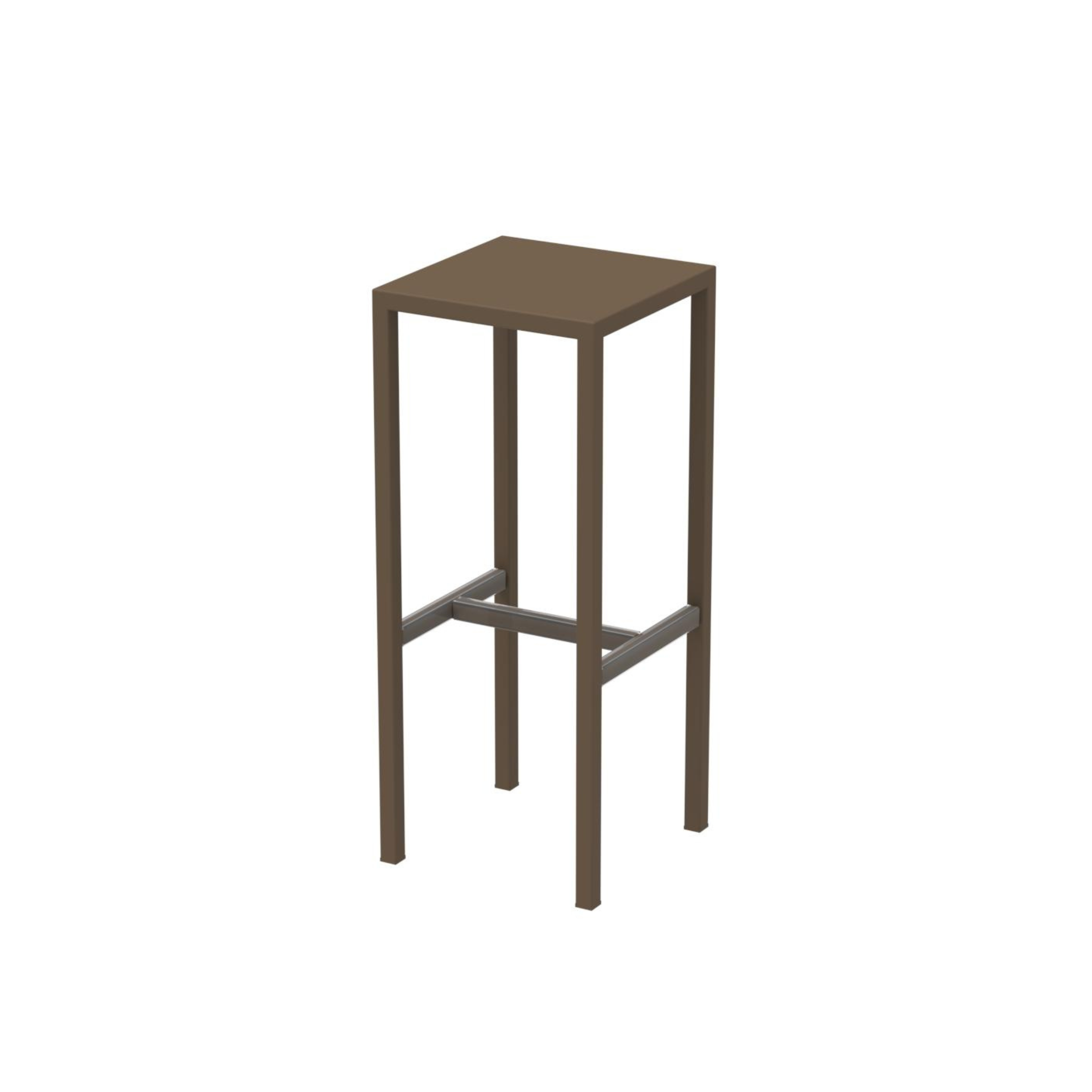 Tabouret de jardin en métal peint "Seaside" 32x32 cm 78h