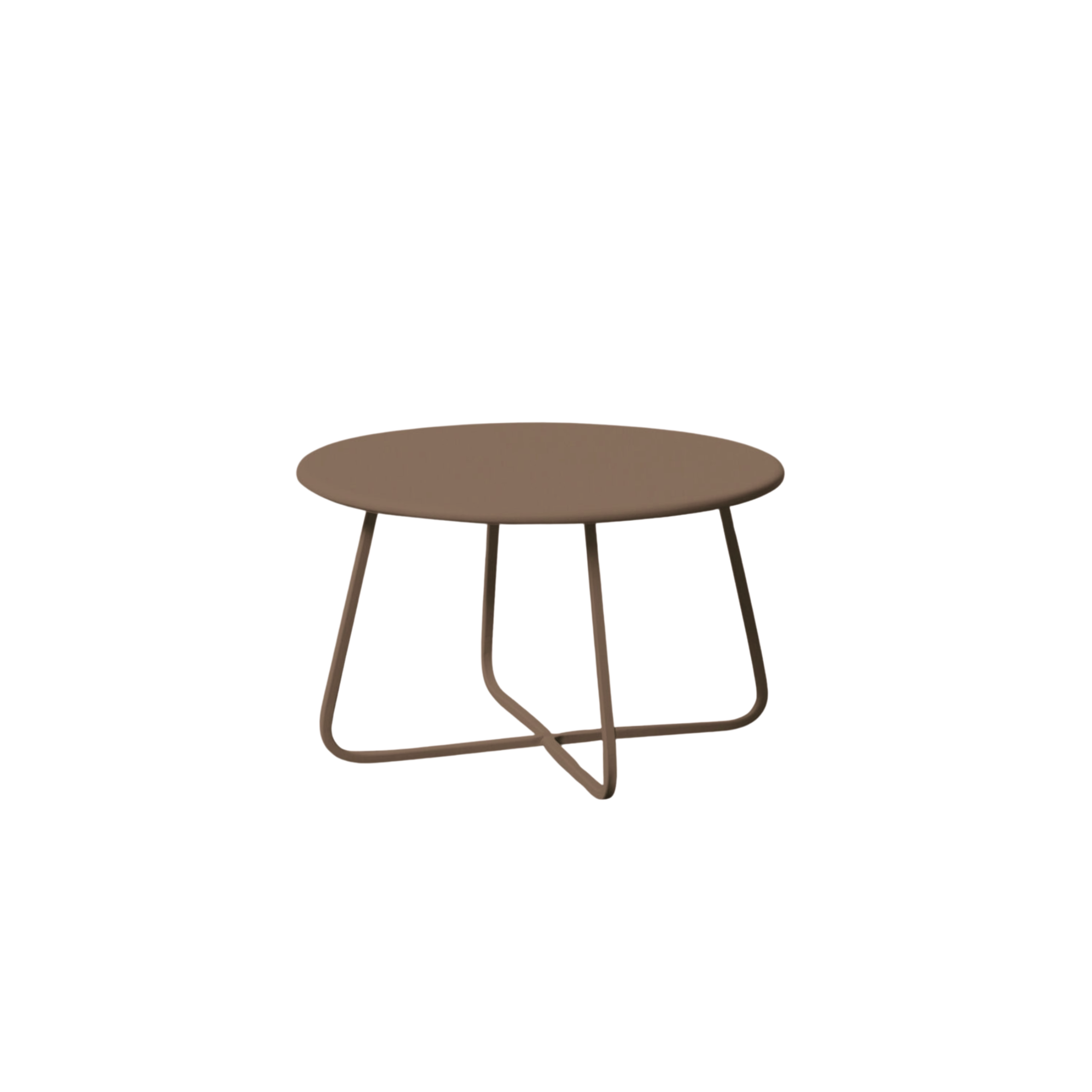 Table basse d'extérieur en métal "Daisy14" 65x65 cm 40h