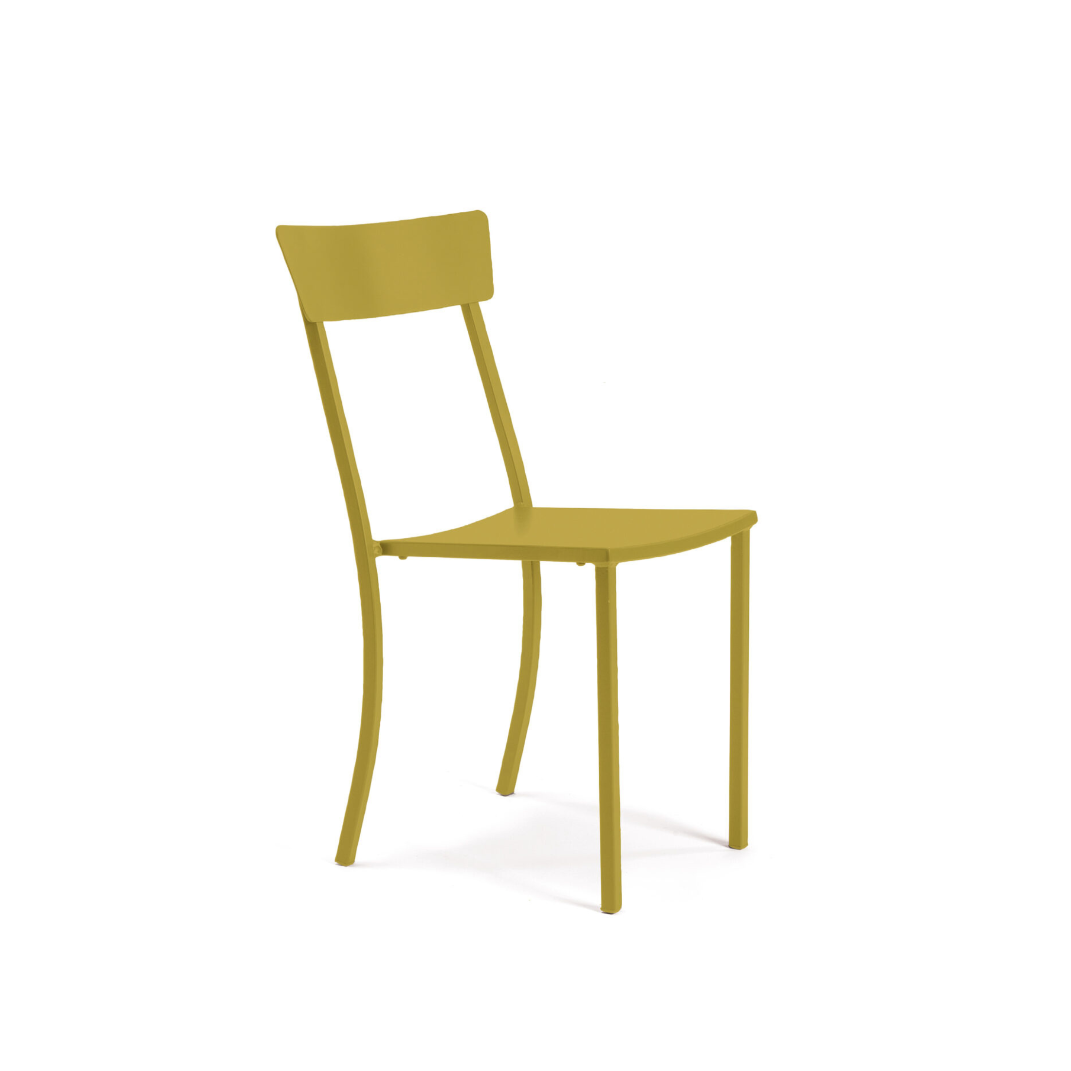Chaise de jardin empilable "Mogan" en métal peint 47x52 cm 85h