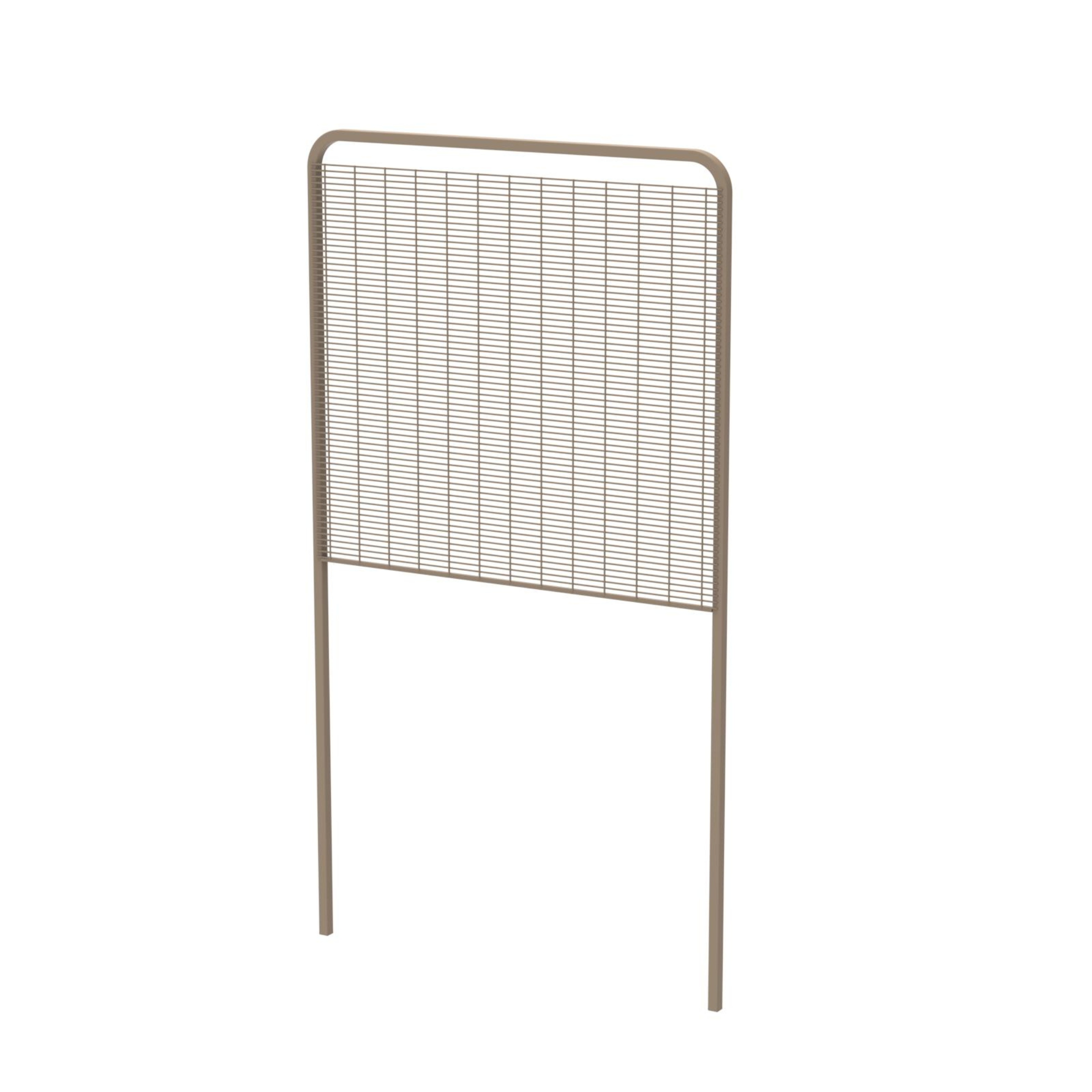 Jardinera rectangular de metal "Box" jarrón de jardín con divisor 86x35 cm