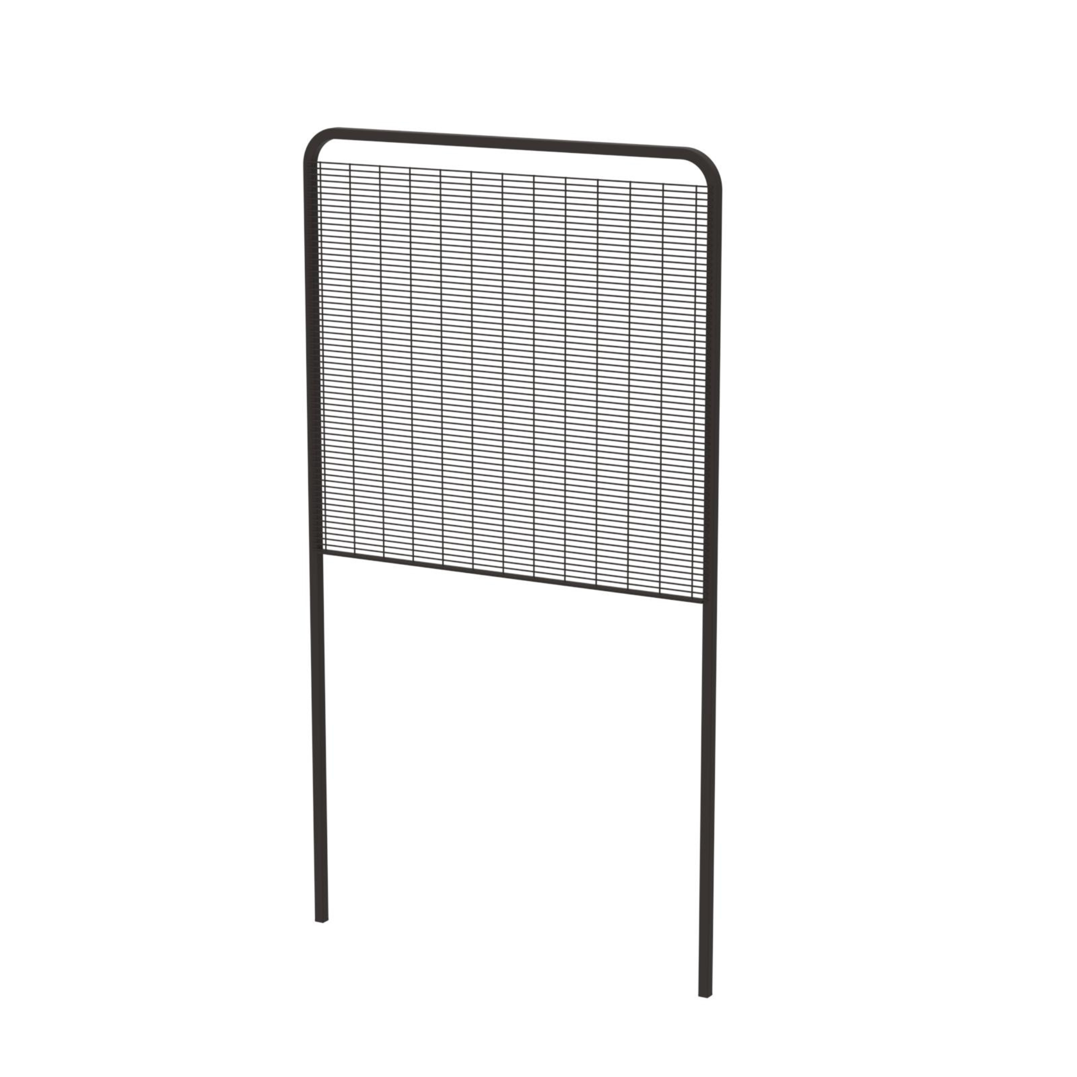 Jardinera rectangular de metal "Box" jarrón de jardín con divisor 86x35 cm