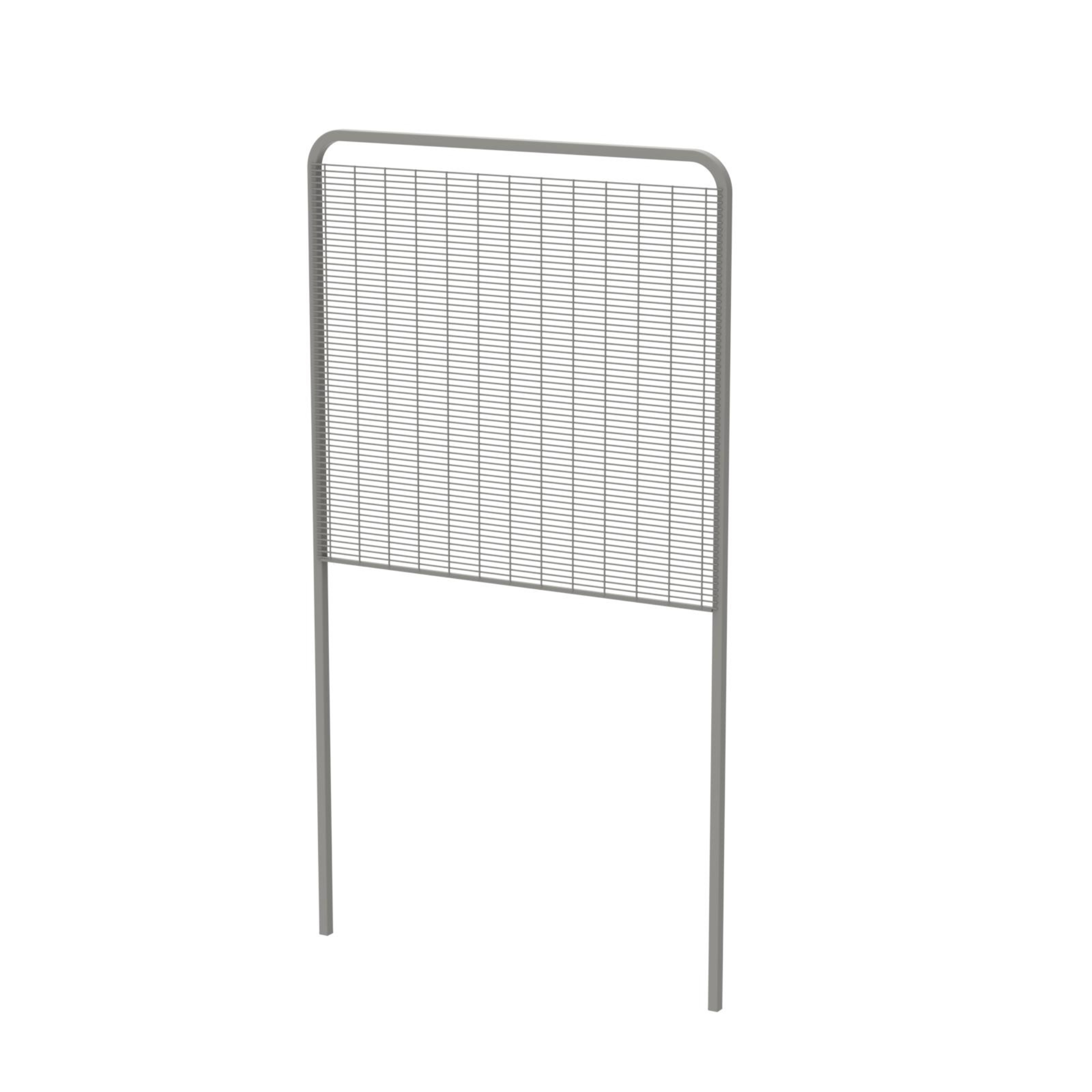 Jardinera rectangular de metal "Box" jarrón de jardín con divisor 86x35 cm