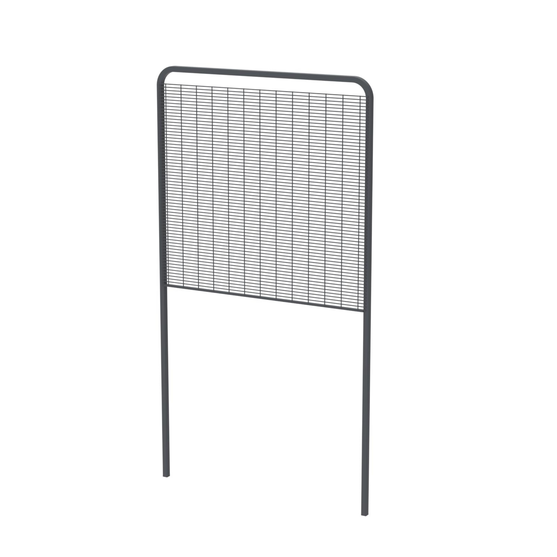 Jardinera rectangular de metal "Box" jarrón de jardín con divisor 86x35 cm