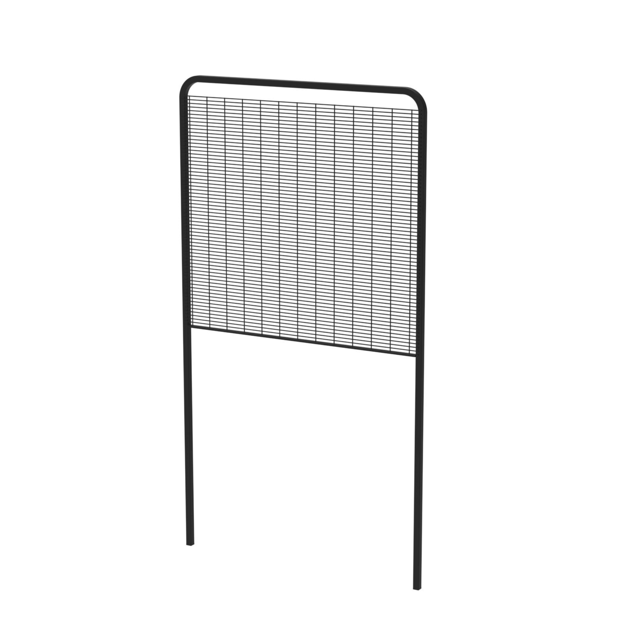 Jardinera rectangular de metal "Box" jarrón de jardín con divisor 86x35 cm