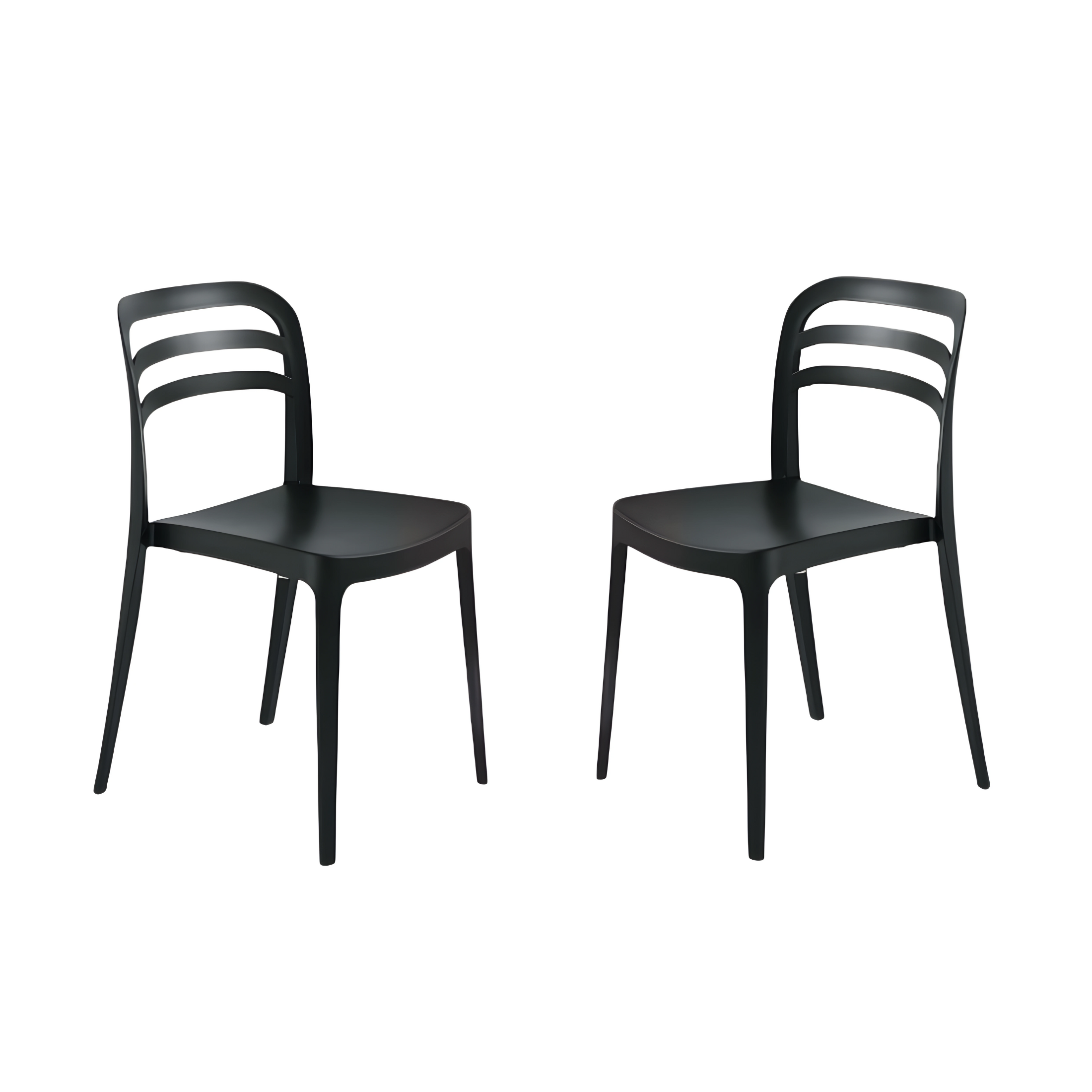 Set di sedie da pranzo "Guapa" in polipropilene cm 50x51 82h