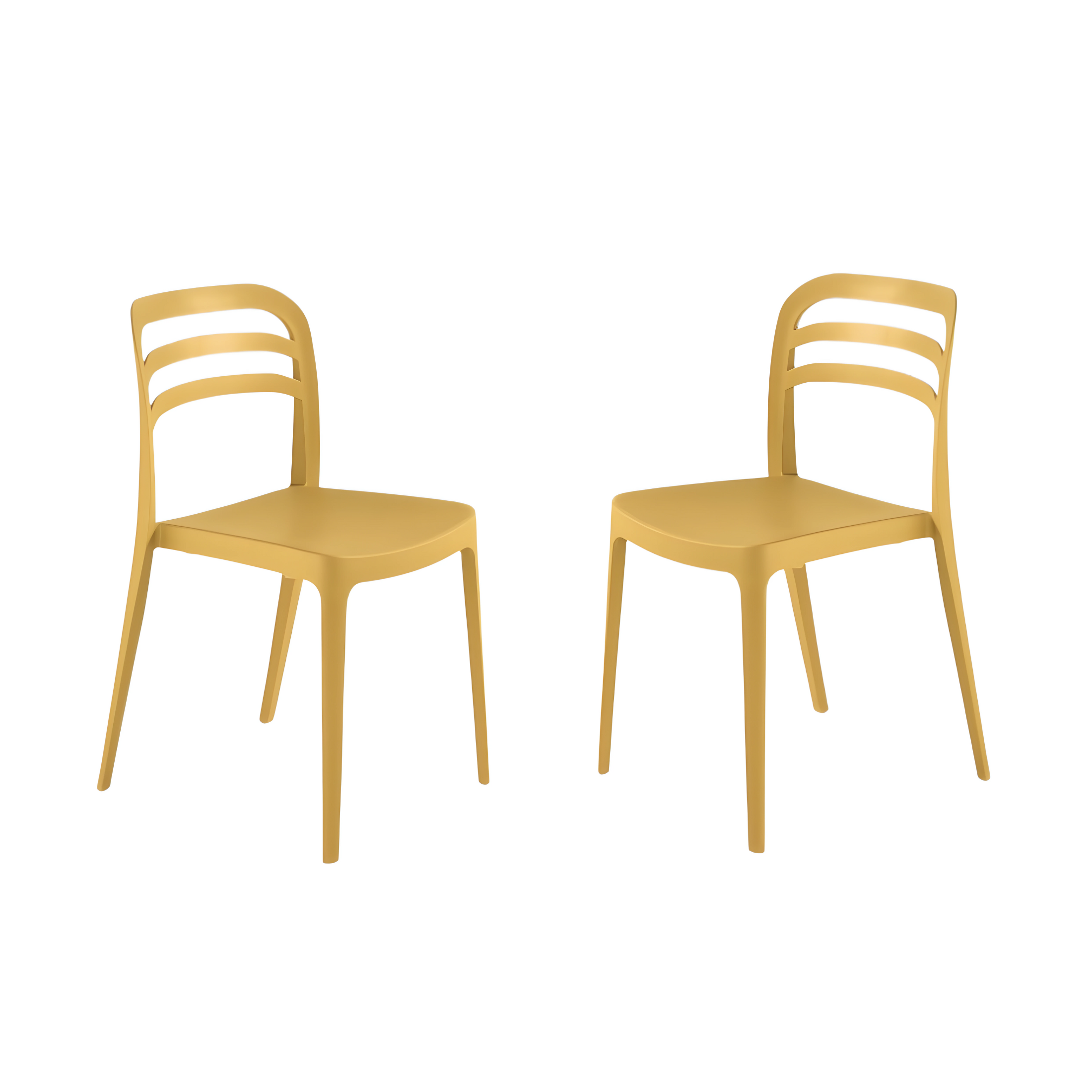 Set di sedie da pranzo "Guapa" in polipropilene cm 50x51 82h