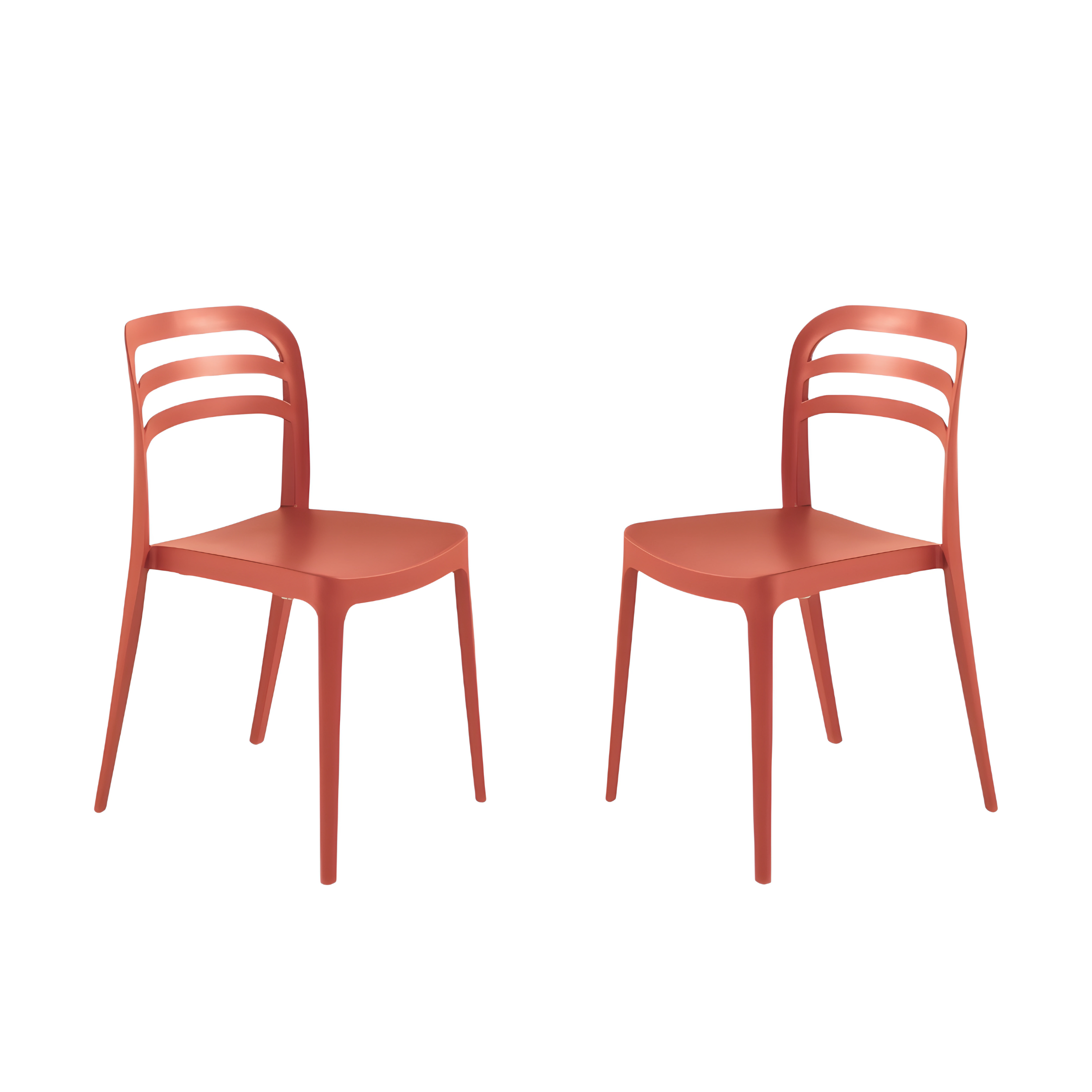 Set di sedie da pranzo "Guapa" in polipropilene cm 50x51 82h