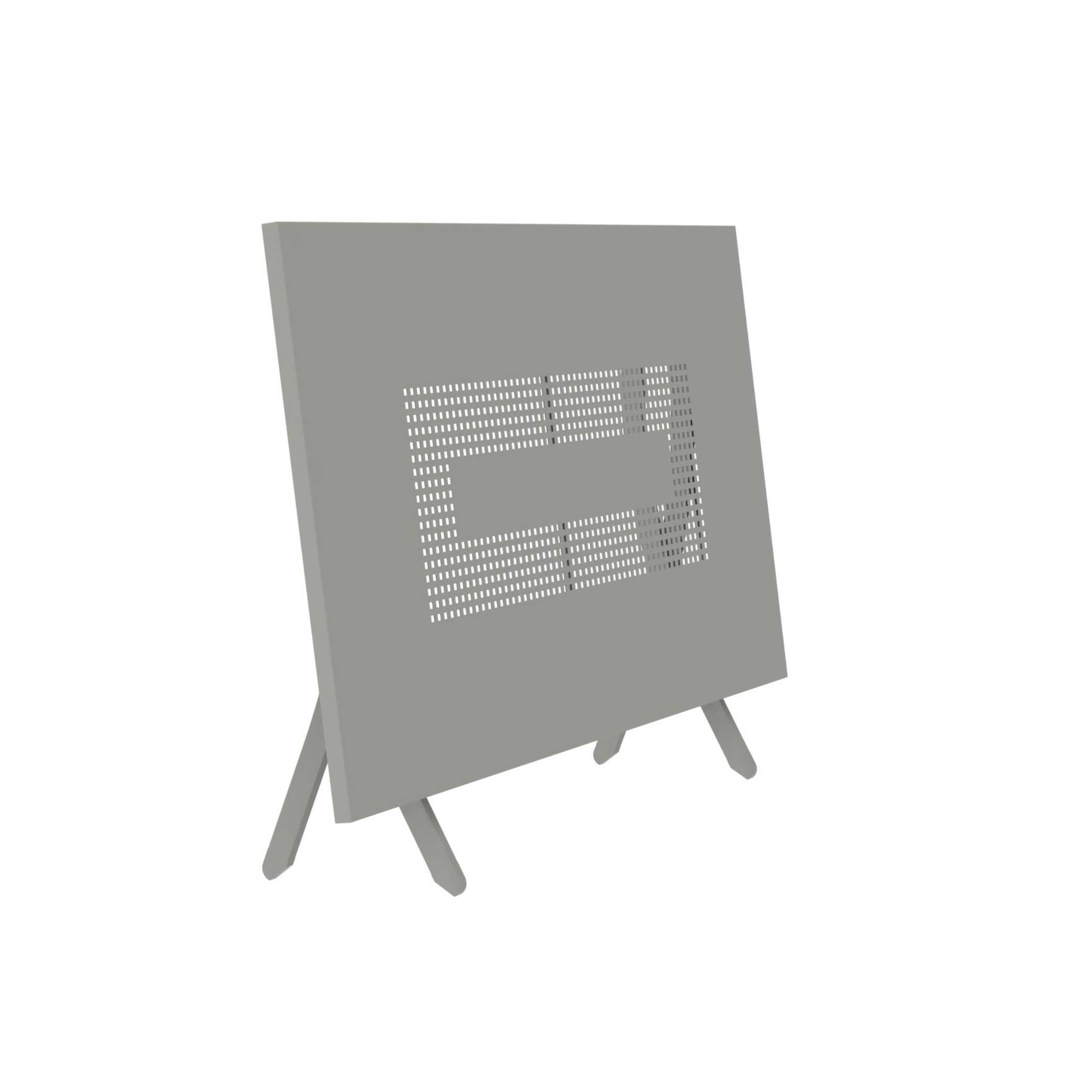 Table pliante rectangulaire "Vegas" en métal galvanisé pour jardin h 75 cm