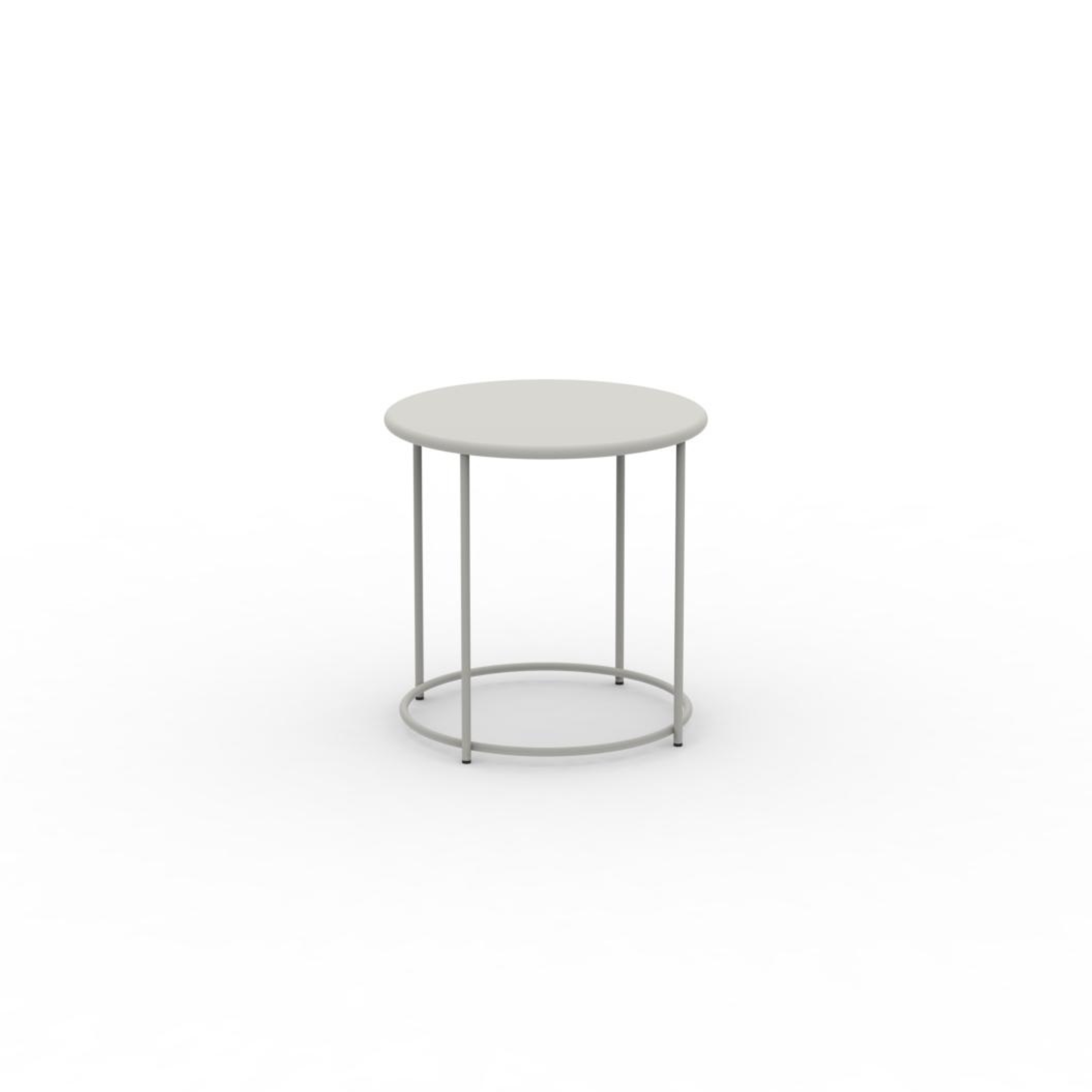 Table ronde en métal "Daisy" table basse pour jardin h 45 cm