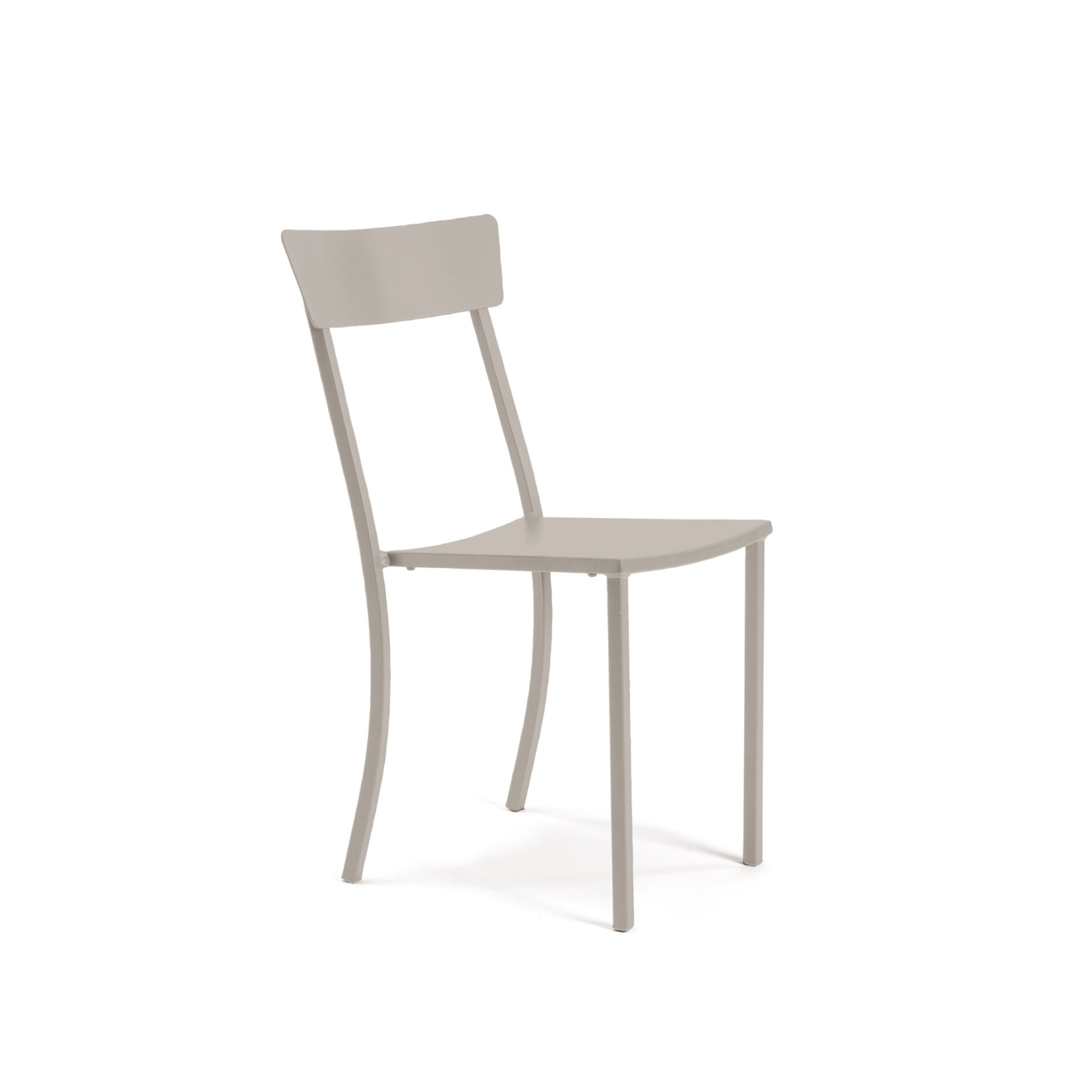 Chaise de jardin empilable "Mogan" en métal peint 47x52 cm 85h