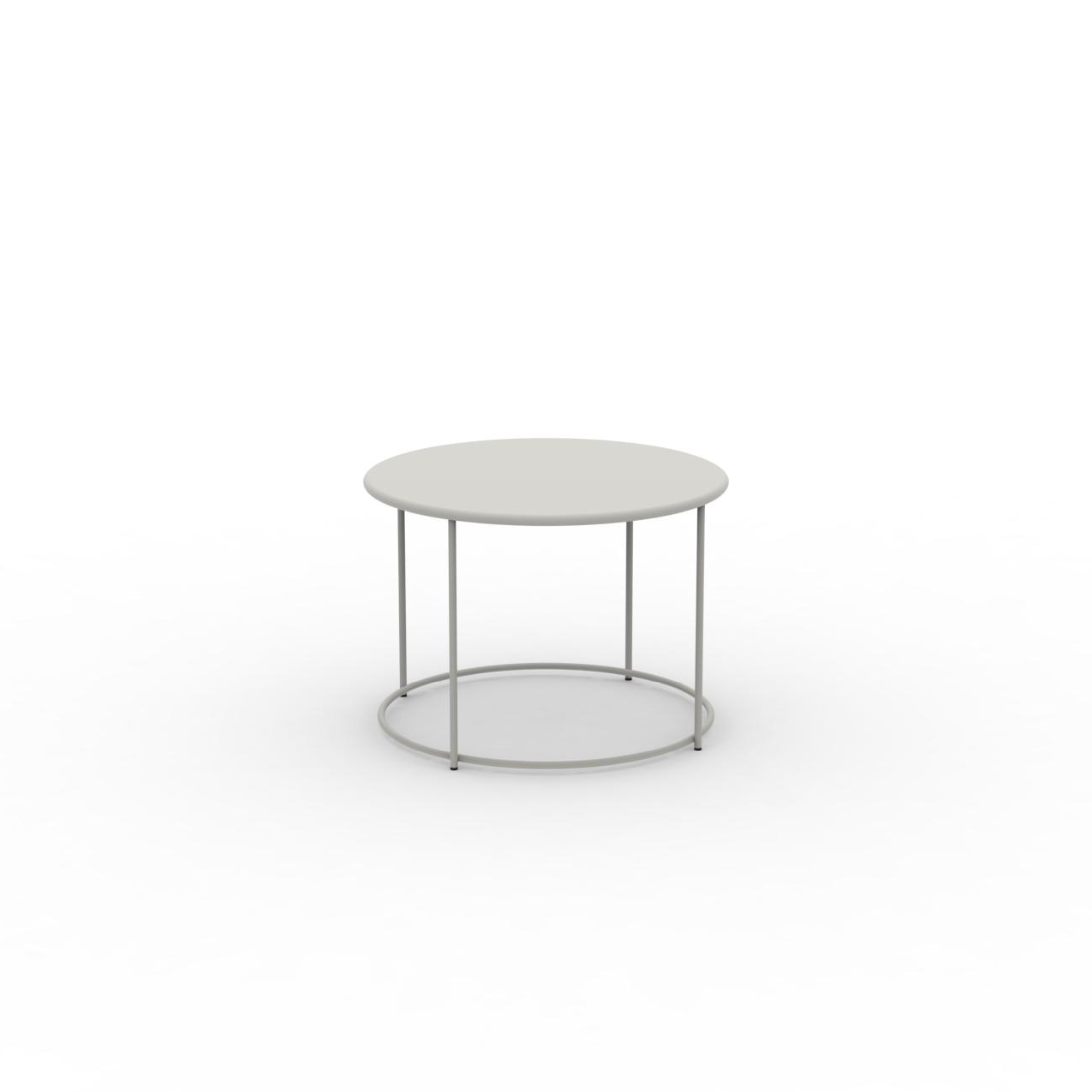 Table ronde en métal "Daisy" table basse pour jardin h 45 cm