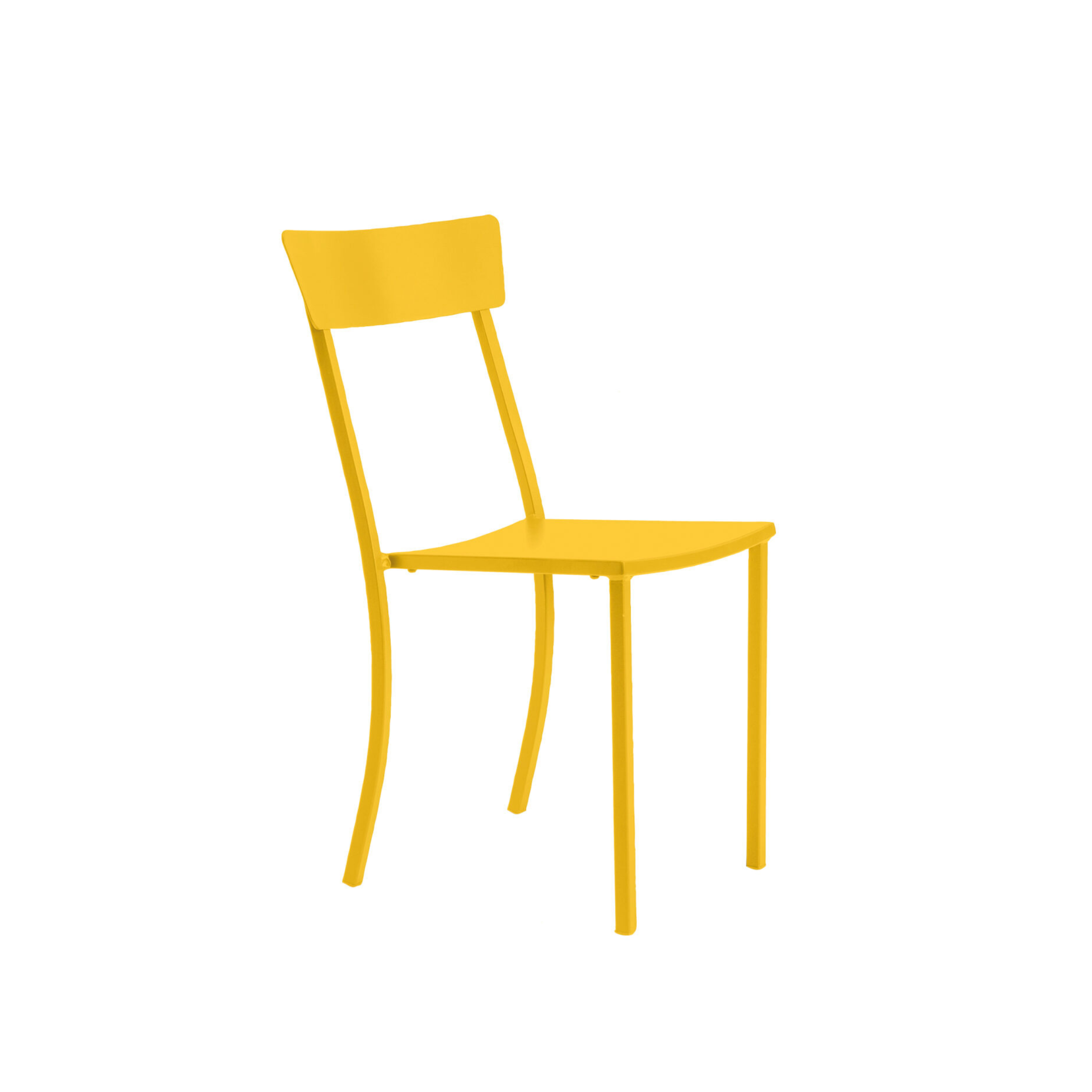 Chaise de jardin empilable "Mogan" en métal peint 47x52 cm 85h