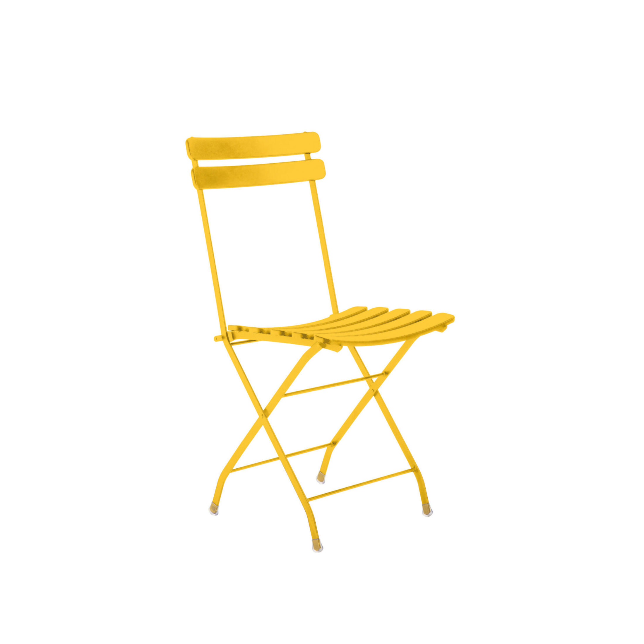 Set di sedie moderne pieghevoli "Step" in metallo verniciato da giardino