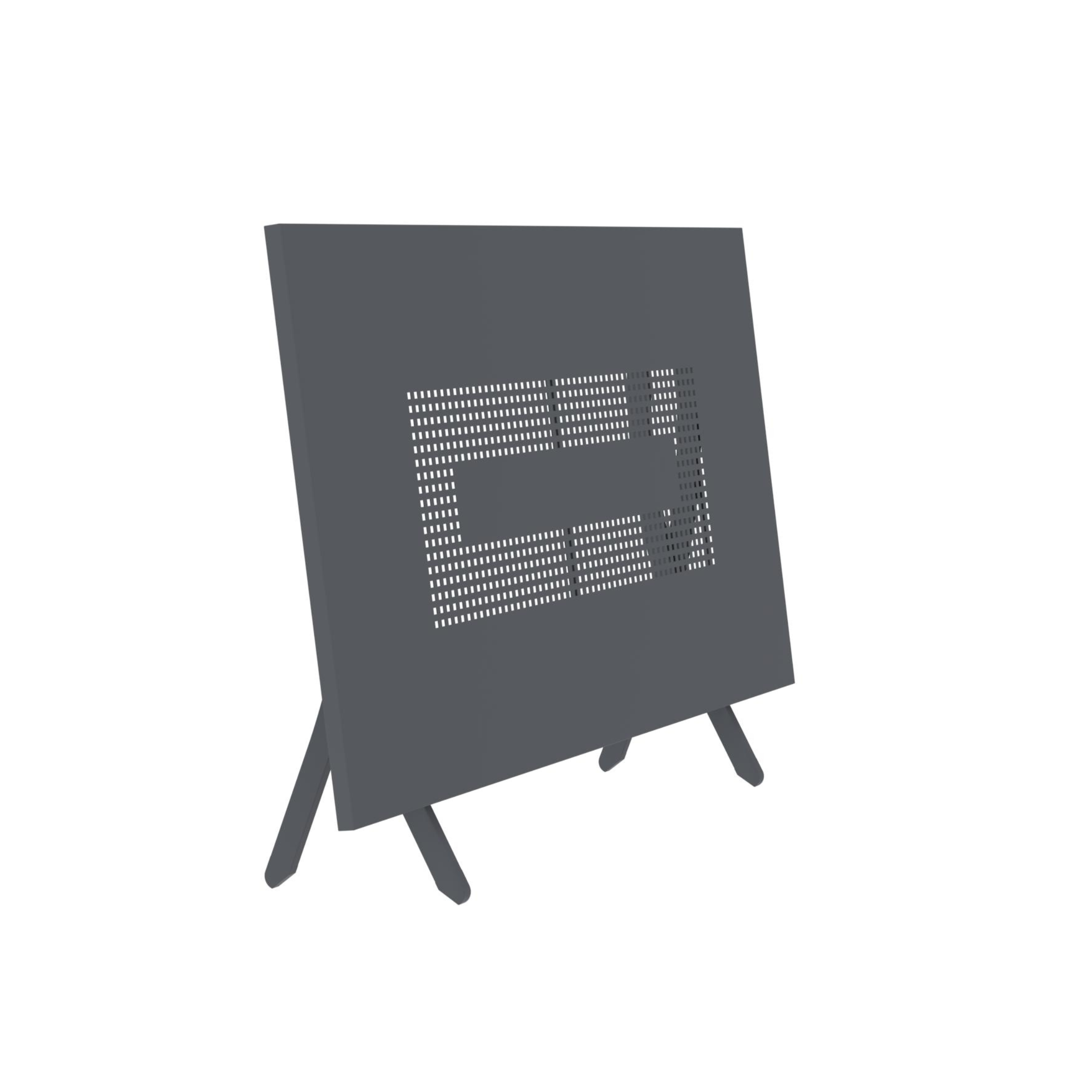 Table pliante rectangulaire "Vegas" en métal galvanisé pour jardin h 75 cm