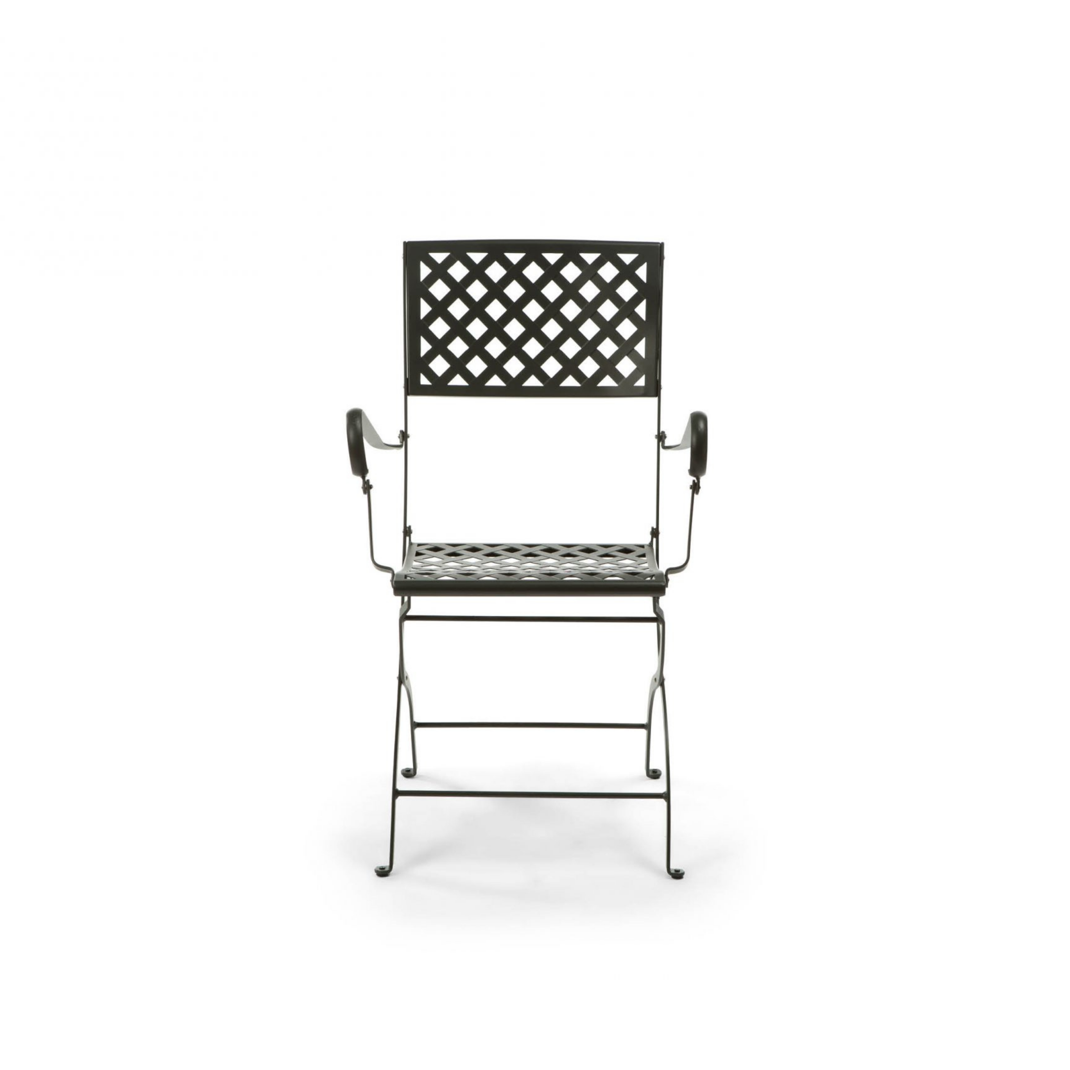 Fauteuil de jardin pliant en métal "Printemps" 52x56 cm 90h