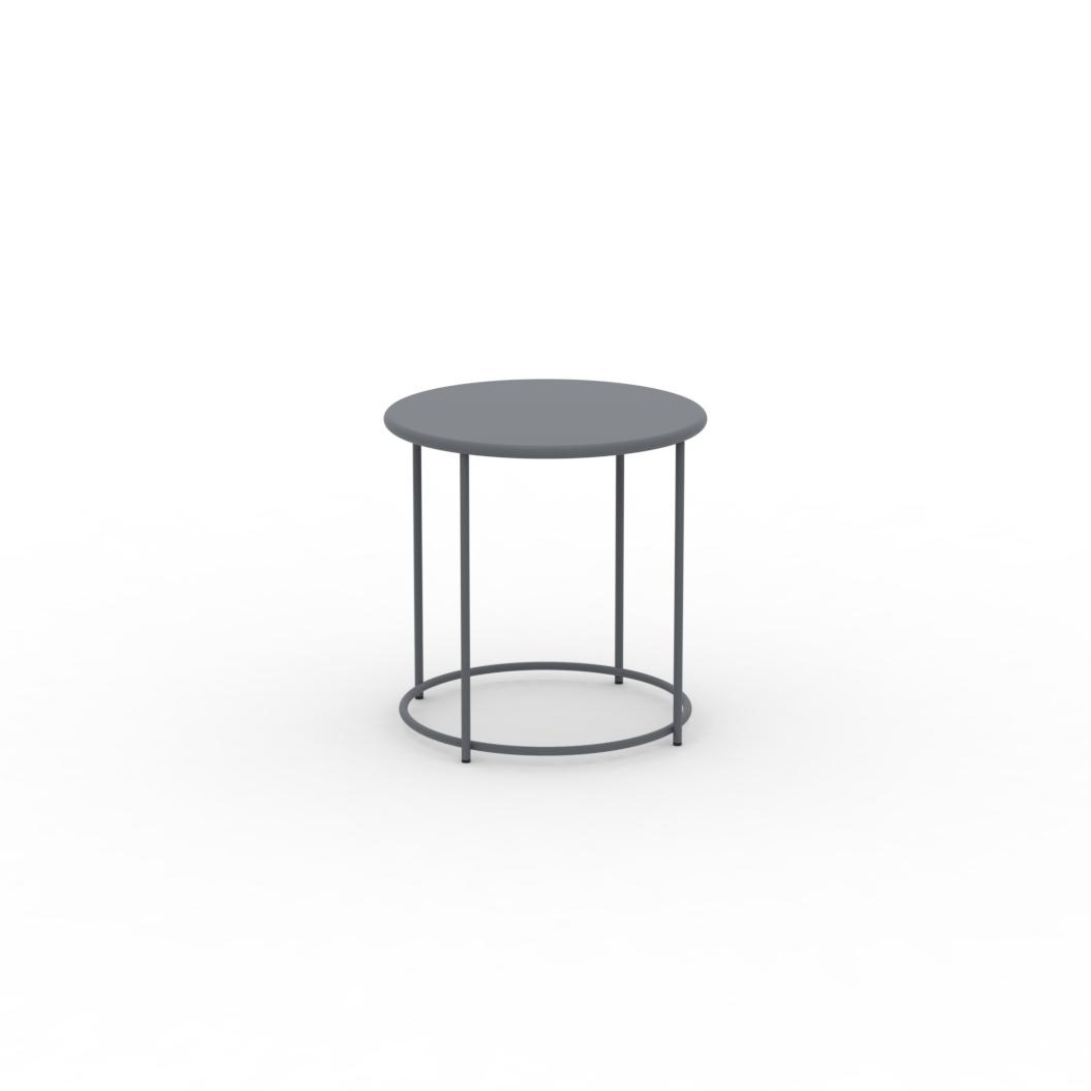 Table ronde en métal "Daisy" table basse pour jardin h 45 cm