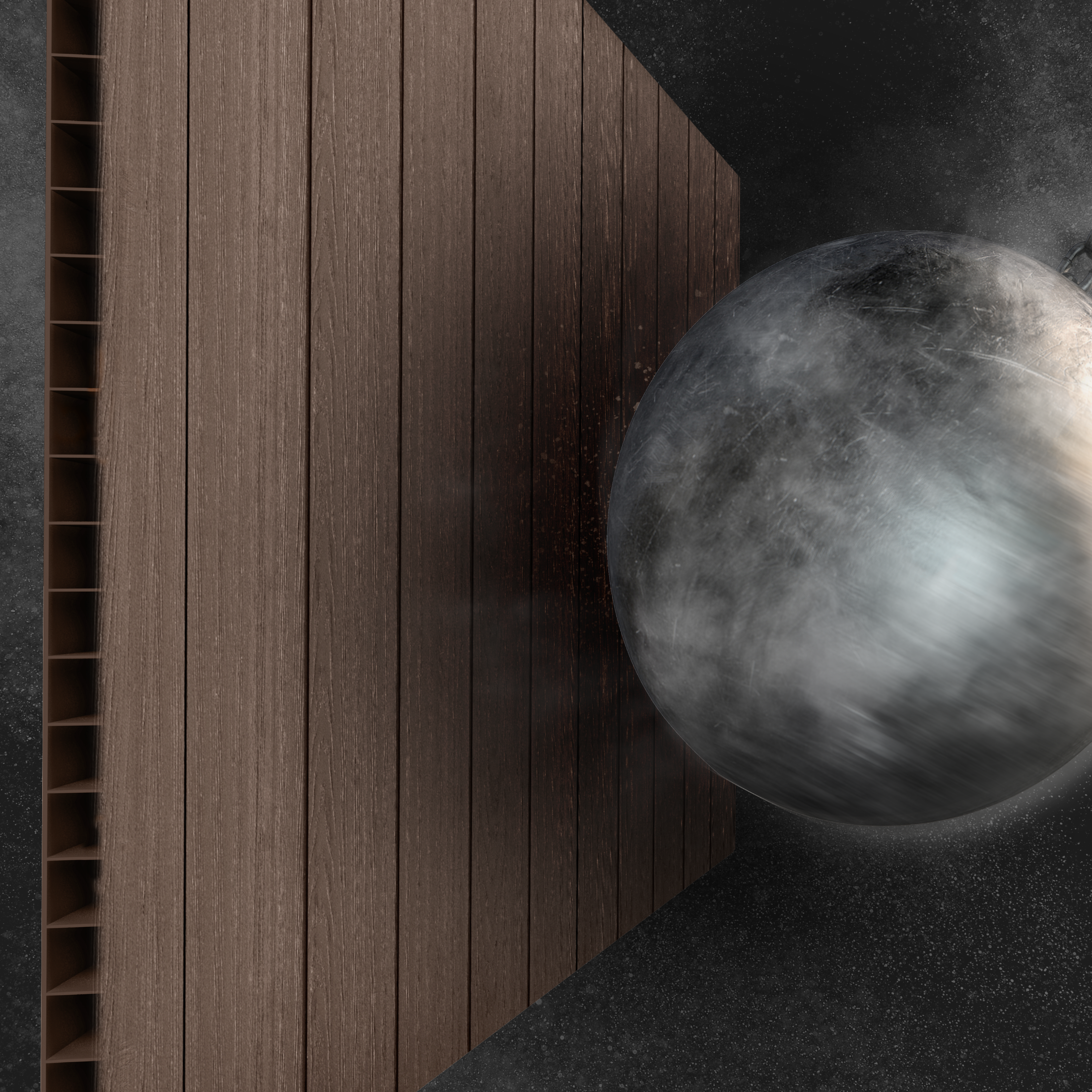 Casetta da giardino "Nido Plus 7511/1175" evotech marrone con doppia opzione di montaggio