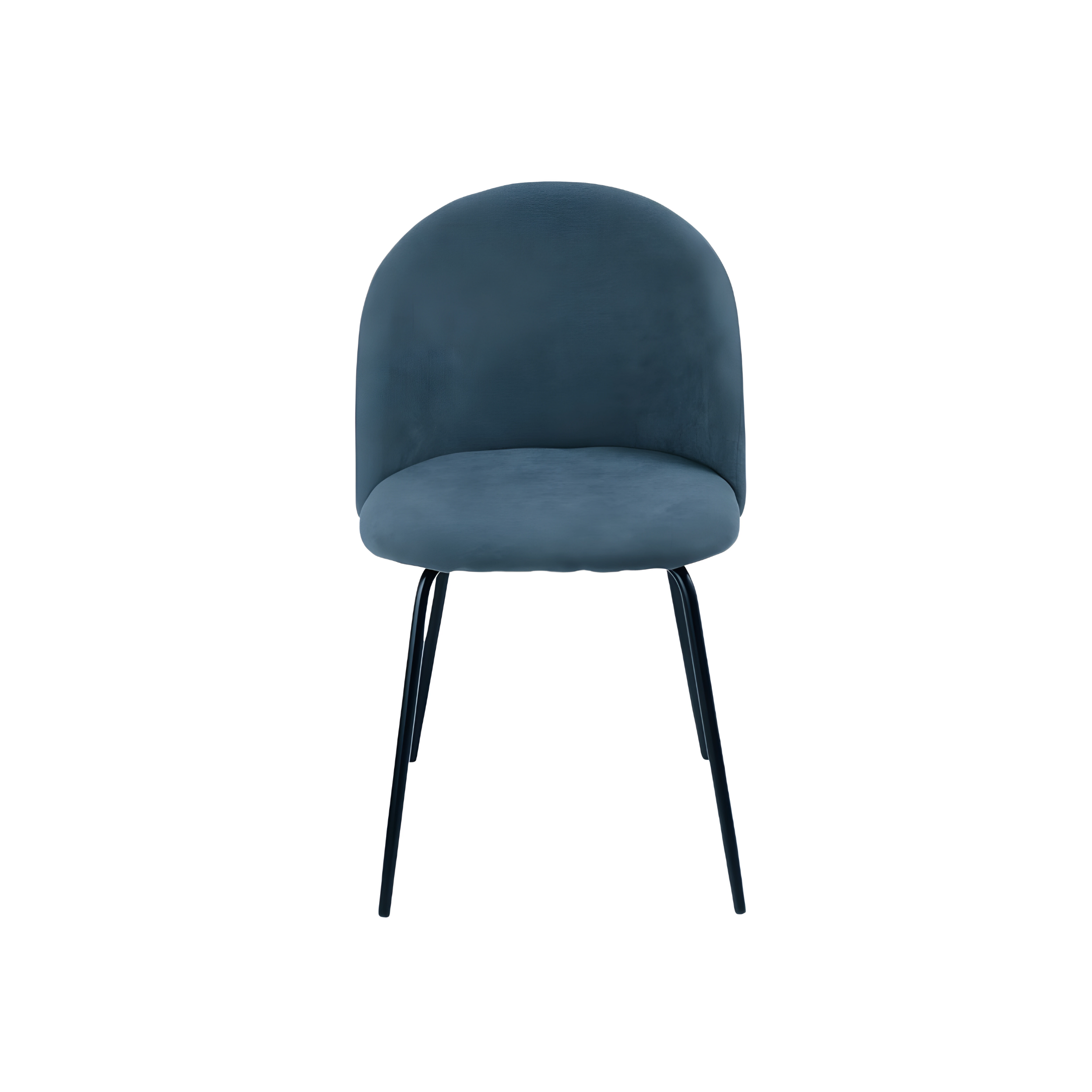 Set sedie da pranzo in tessuto moderne "Prince" con imbottitura cm 50x52 81h