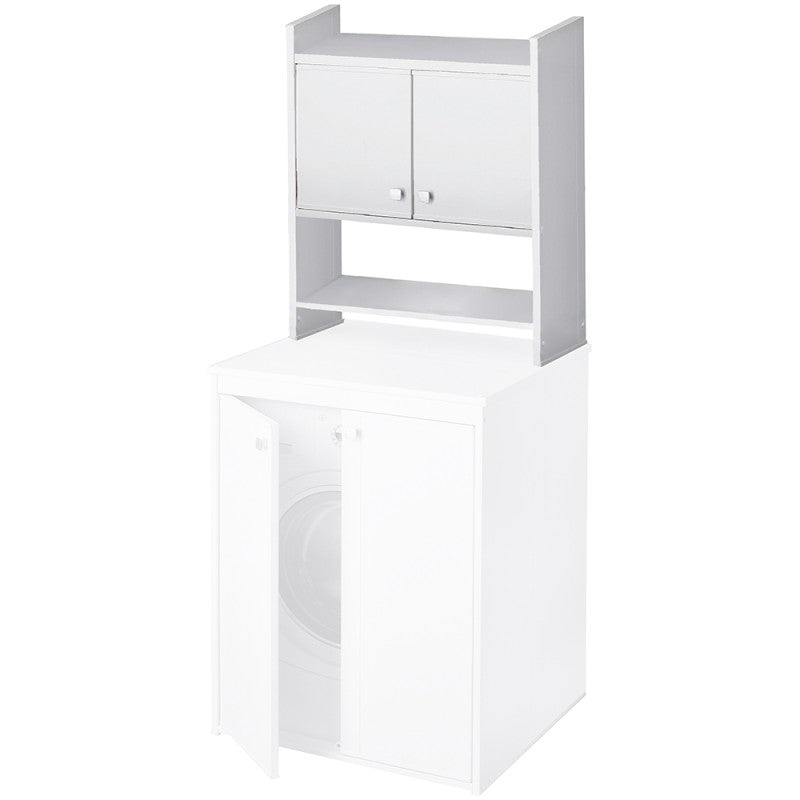 Mobiletto da appoggio "Cabinets" sopralavatrice in resina resistente cm 65x26,5 79h